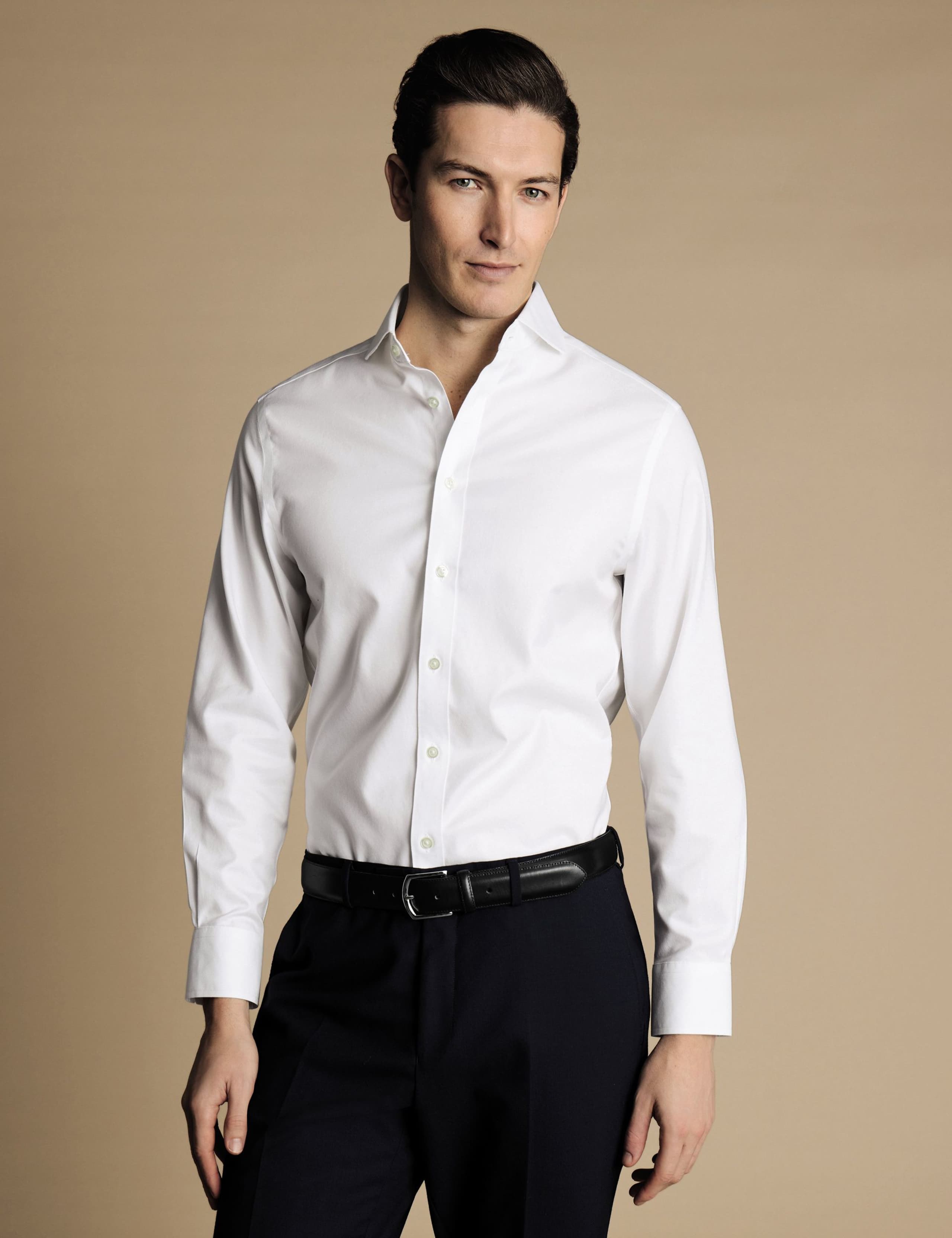Slim Fit Non Iron Pure Cotton Shirt 1 of 6