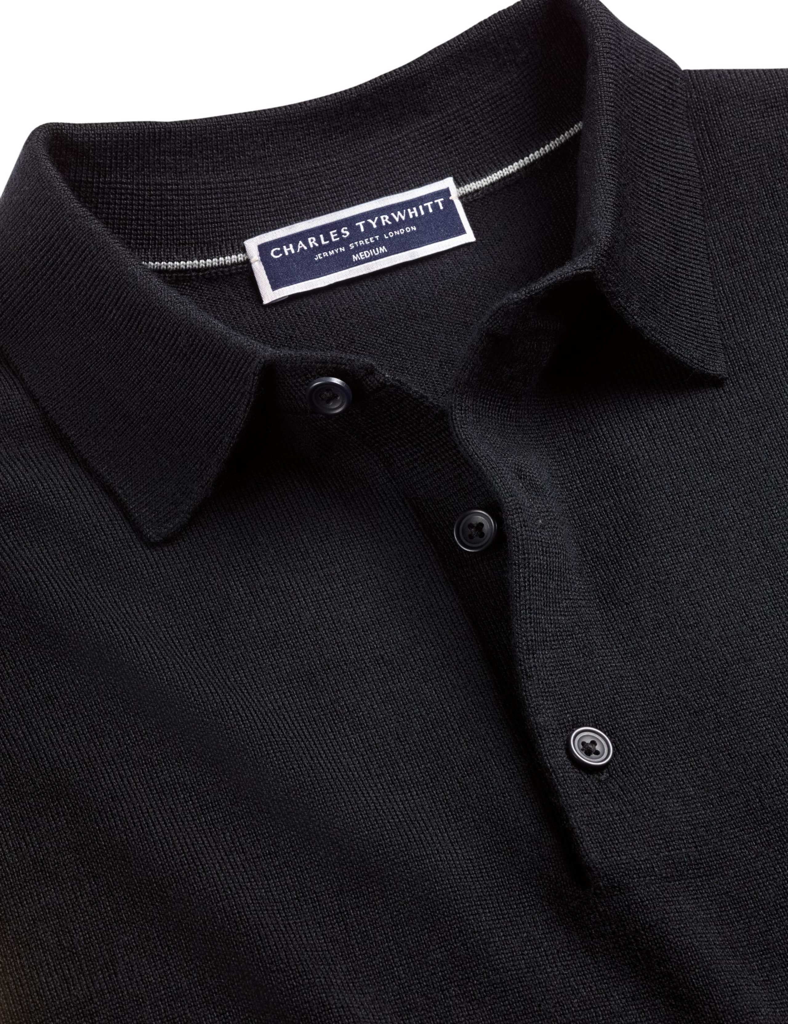 Pure Merino Wool Collared Neck Jumper 5 of 5