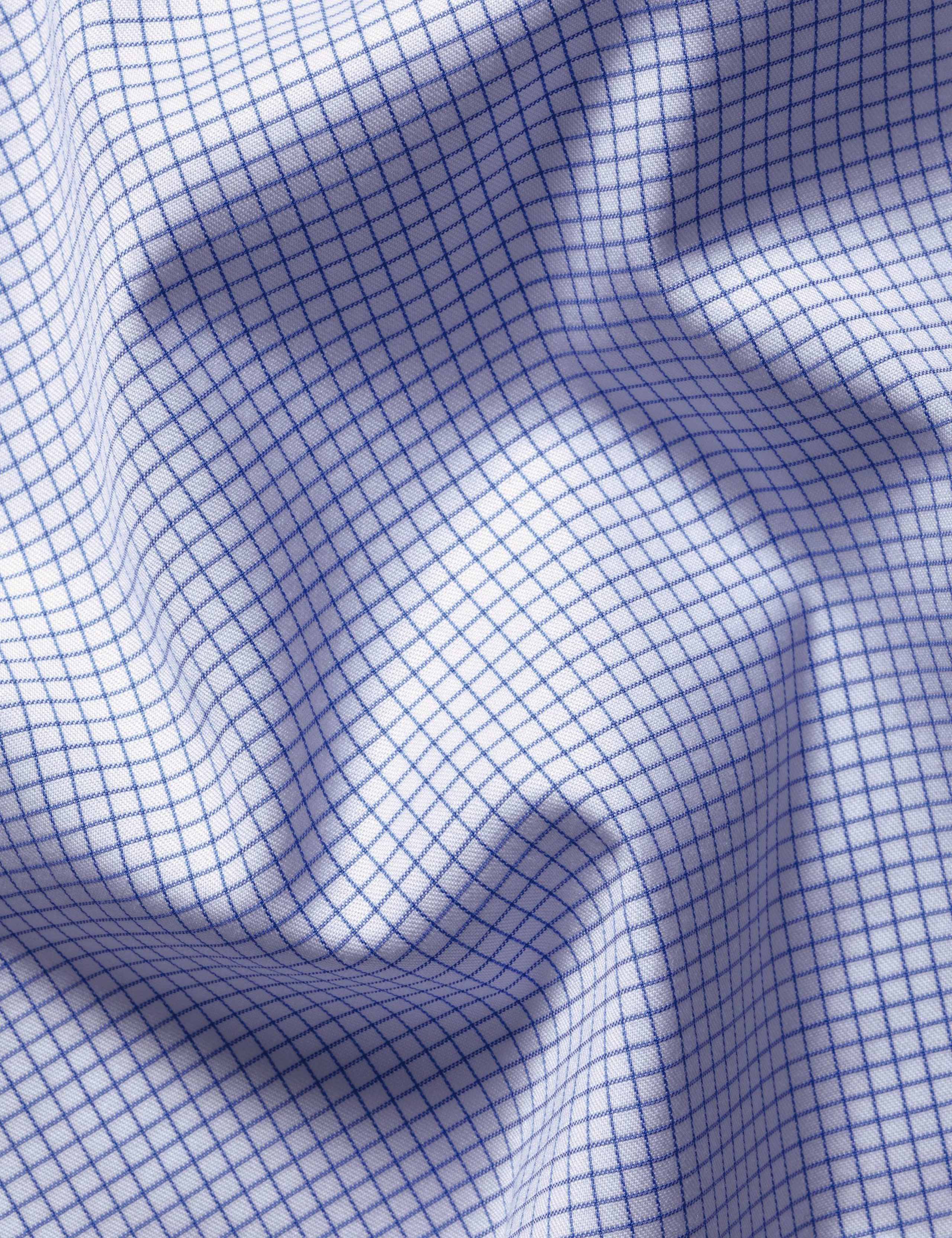 Slim Fit Non Iron Pure Cotton Checked Shirt 4 of 6