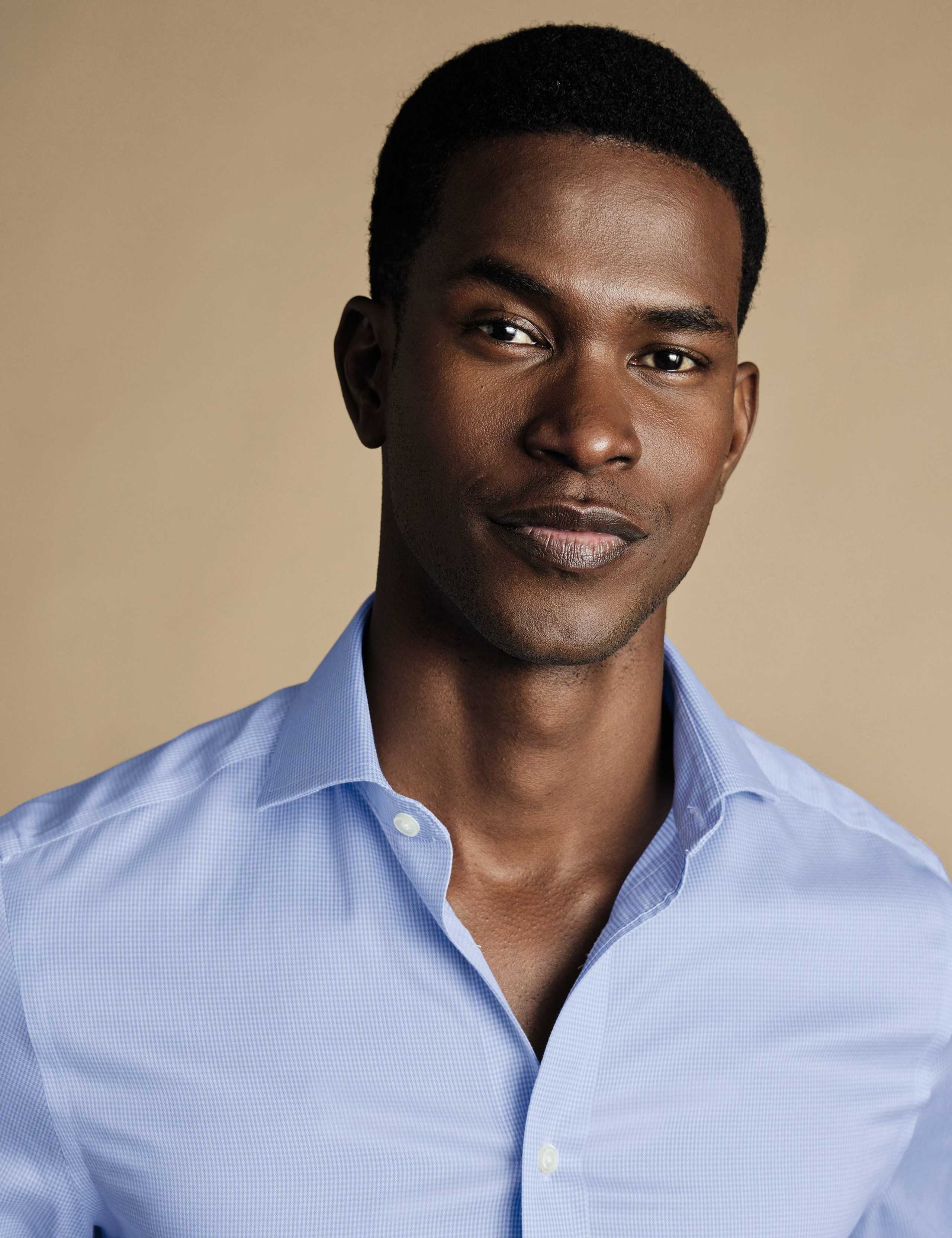 Non Iron Regular Fit Pure Cotton Check Shirt 1 of 6