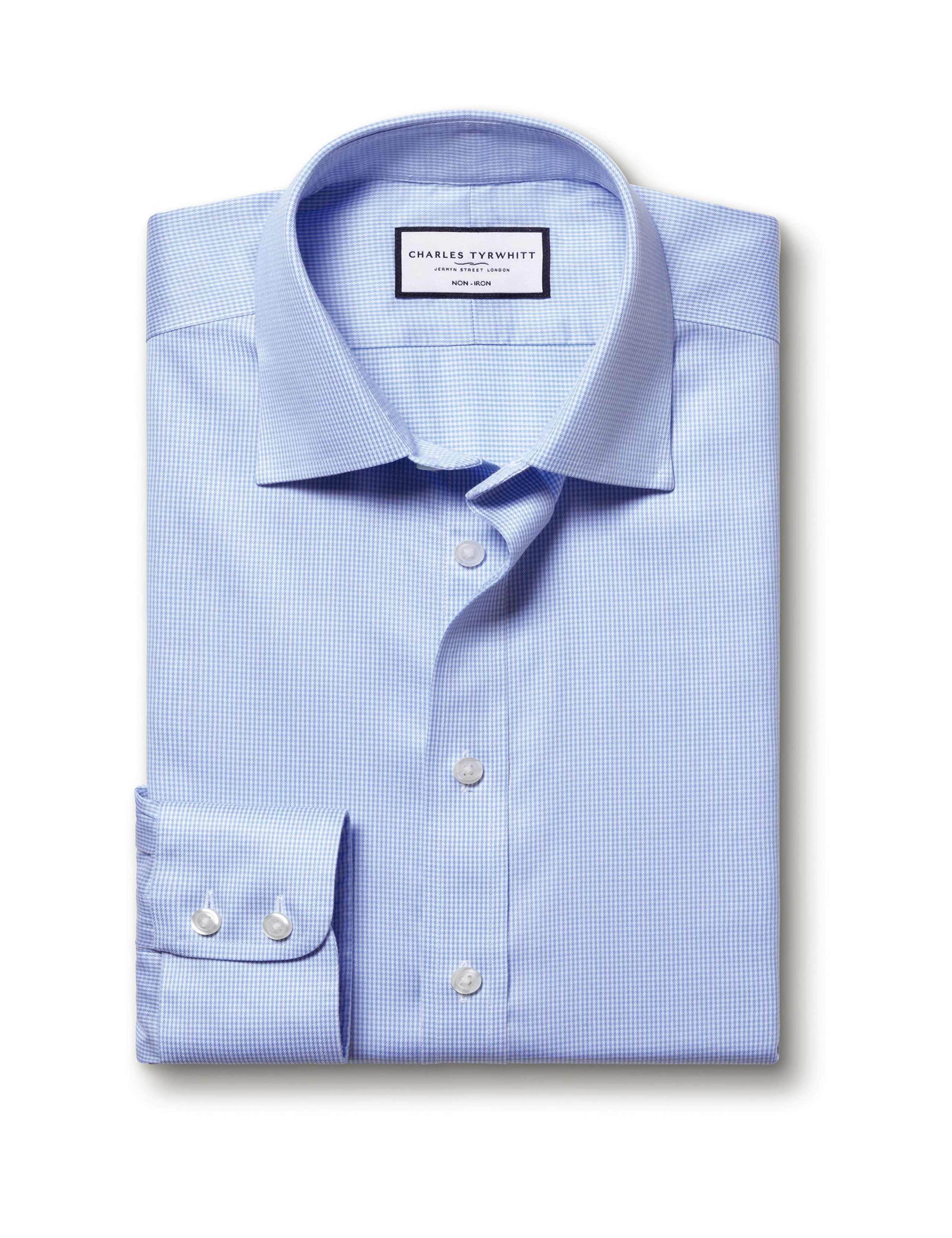 Non Iron Regular Fit Pure Cotton Check Shirt 3 of 6