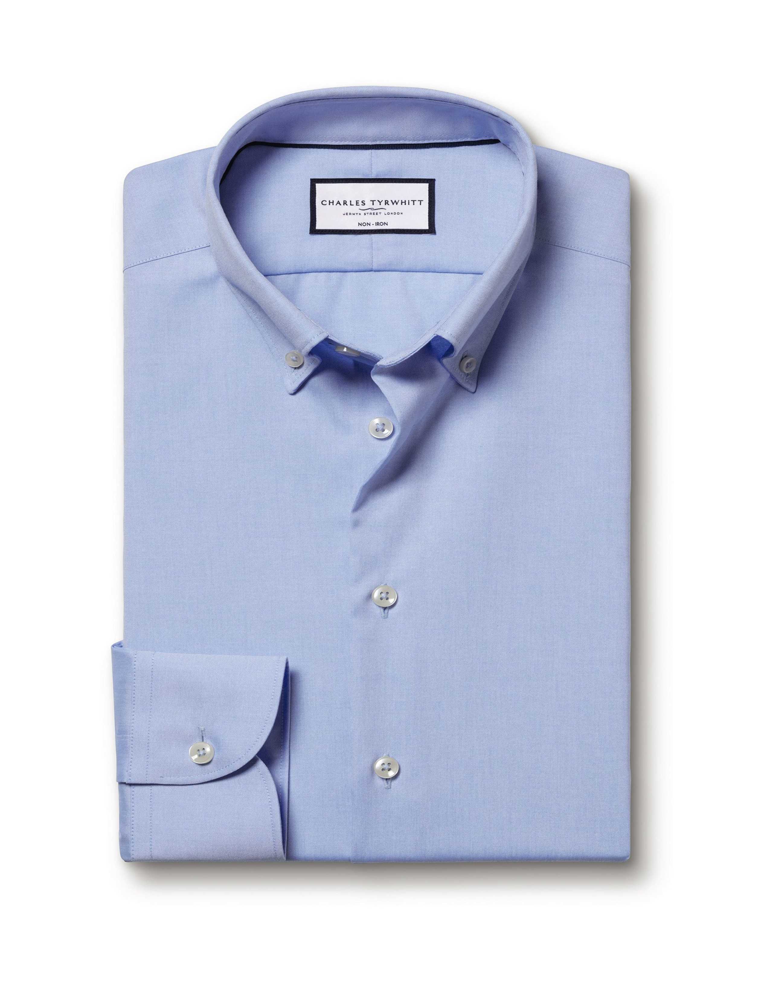 Regular Fit Non Iron Pure Cotton Oxford Shirt 1 of 4