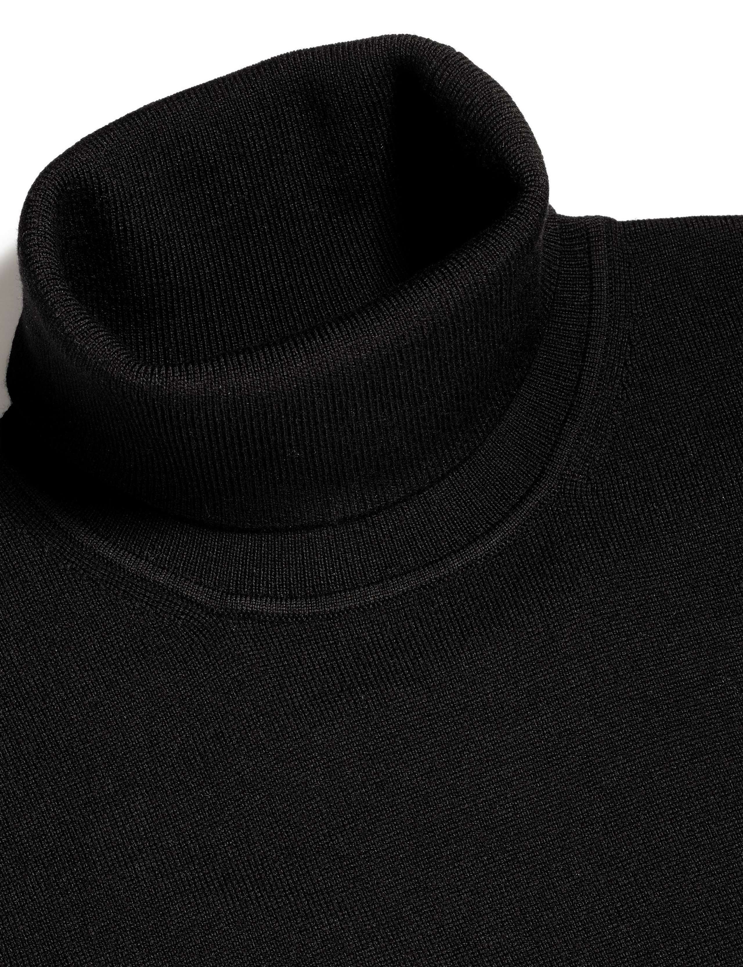 Pure Merino Wool Roll Neck Jumper 3 of 5