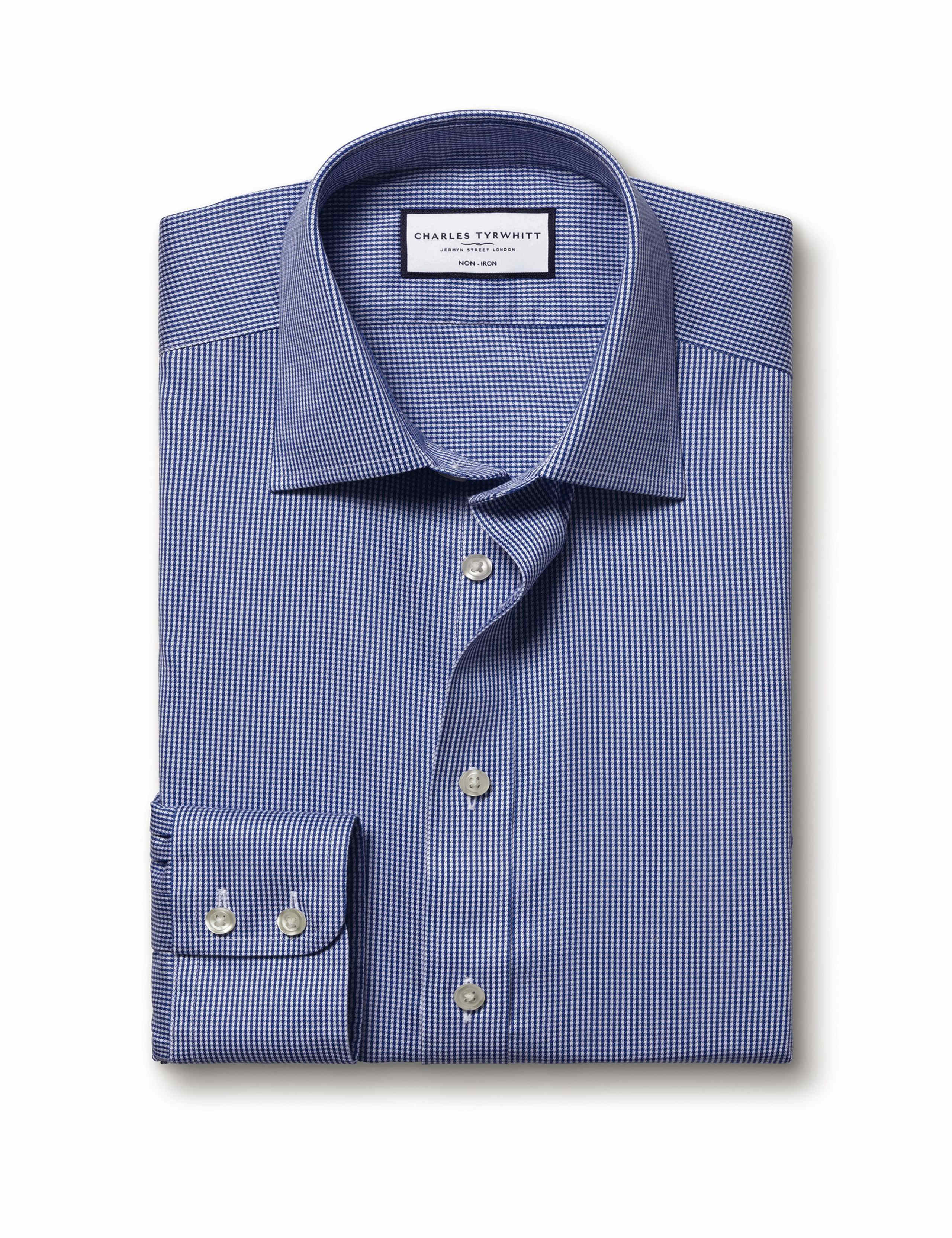 Slim Fit Non Iron Puppytooth Shirt 6 of 6