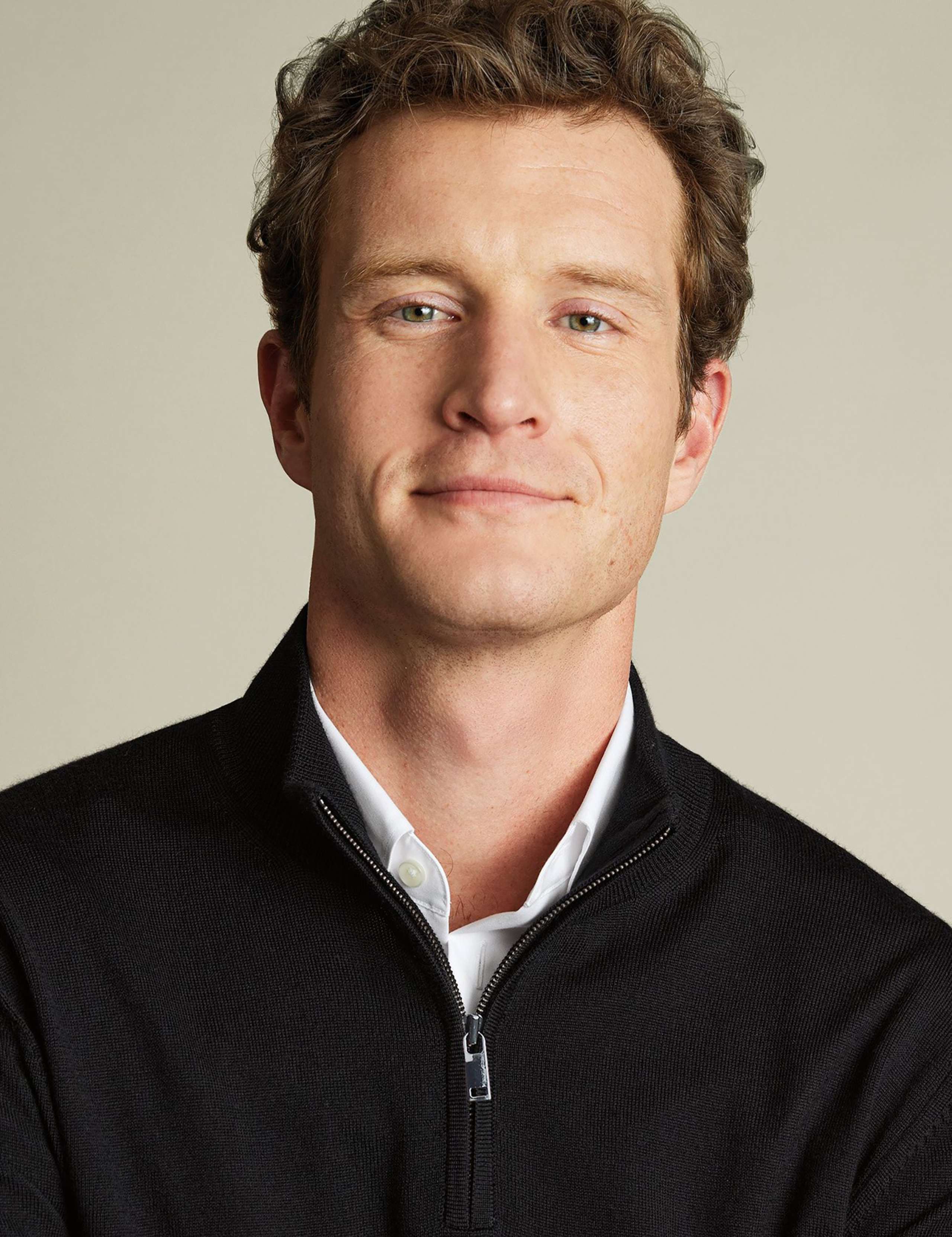 Pure Merino Wool Half Zip Jumper 2 of 5