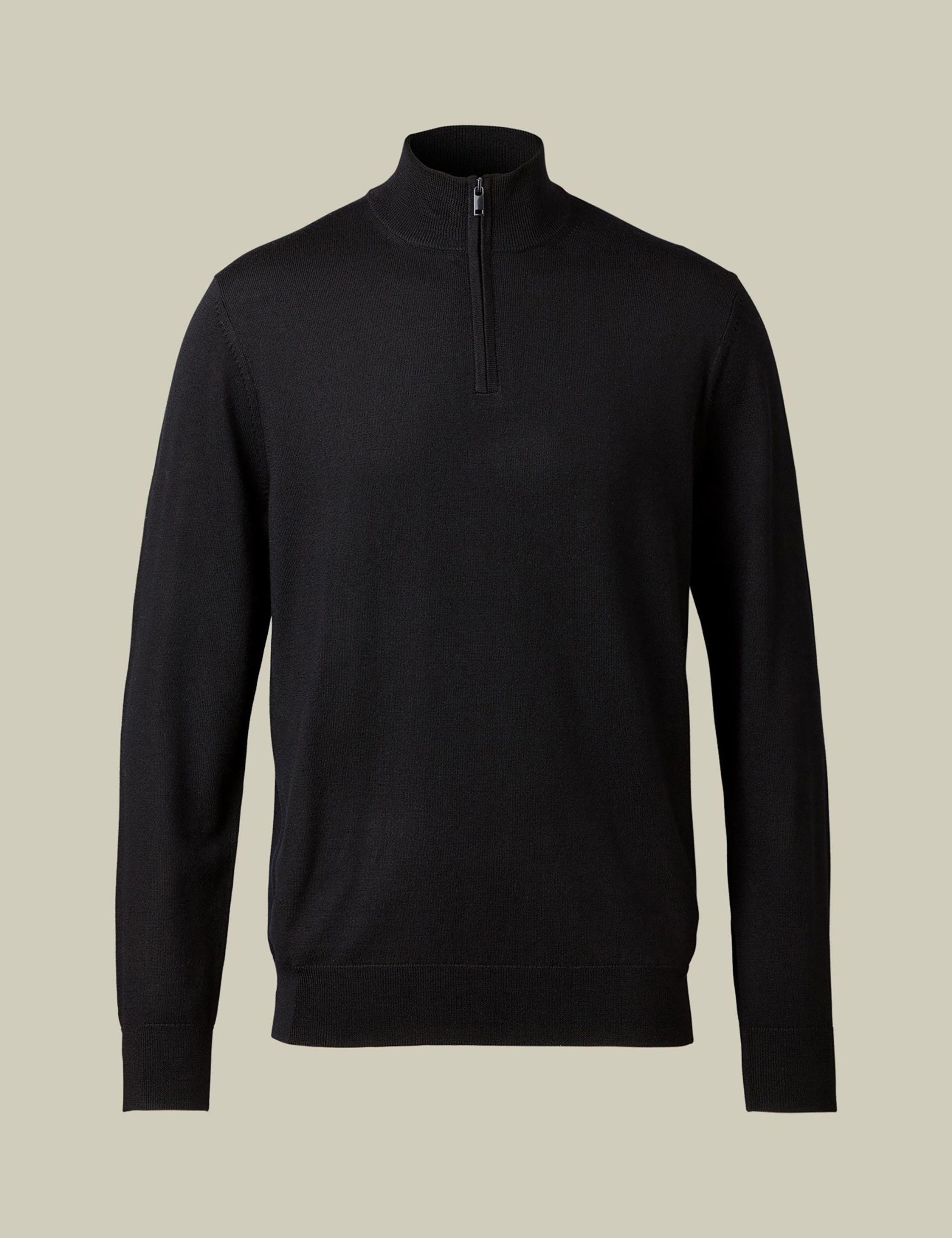 Pure Merino Wool Half Zip Jumper 5 of 5