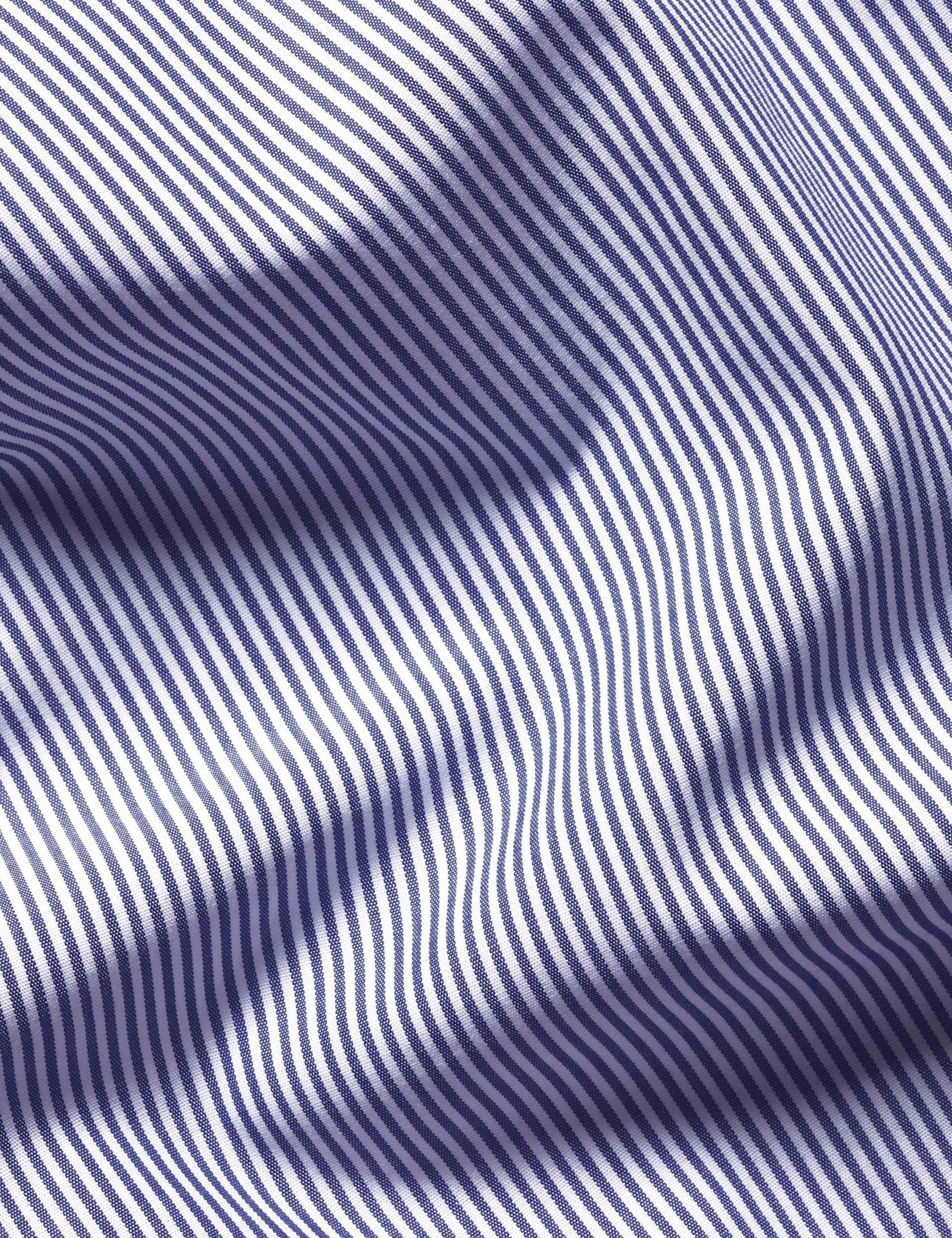 Slim Fit Non Iron Pure Cotton Striped Shirt 4 of 6