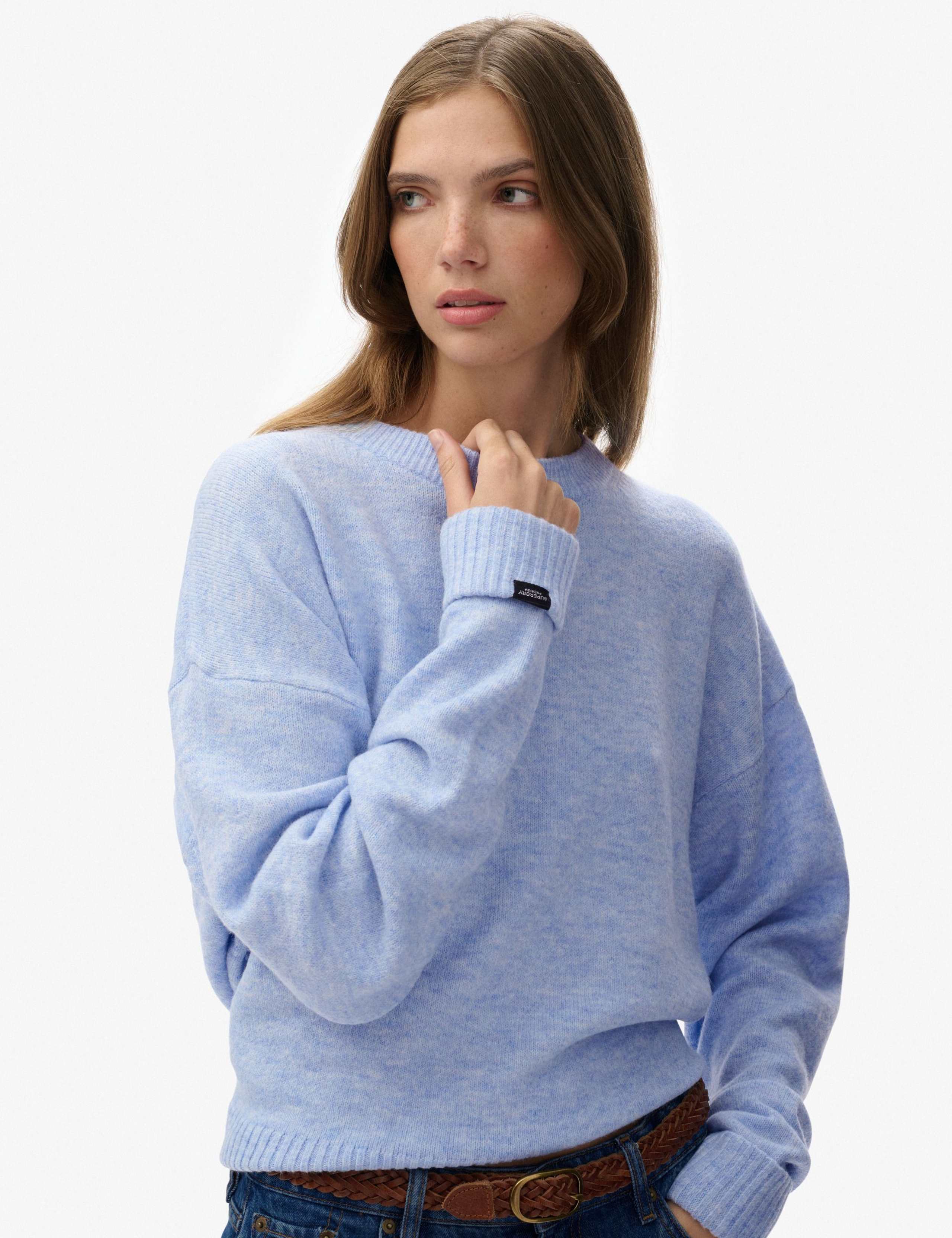 Crew Neck Oversized Jumper with Wool 2 of 4