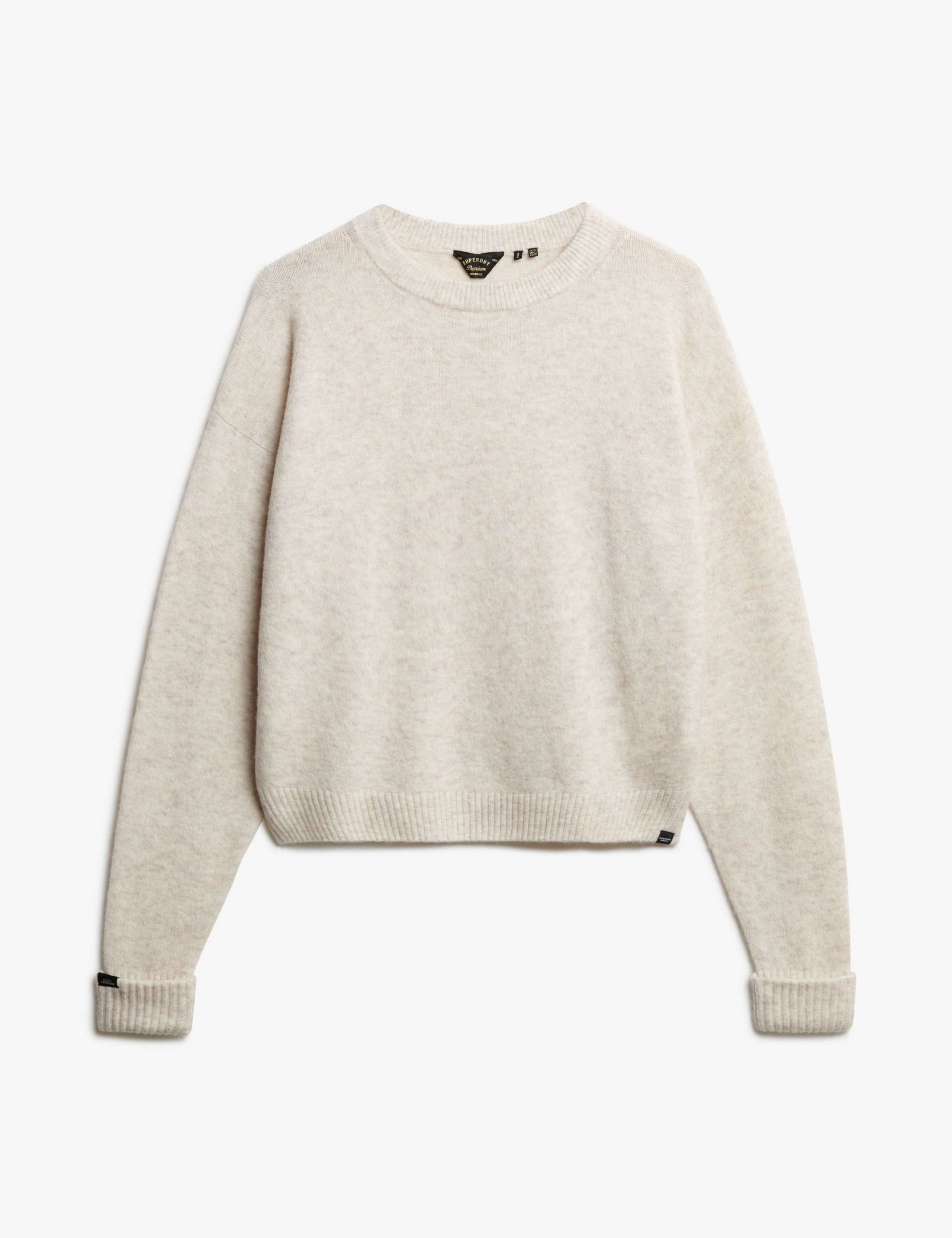 Crew Neck Oversized Jumper with Wool 7 of 7