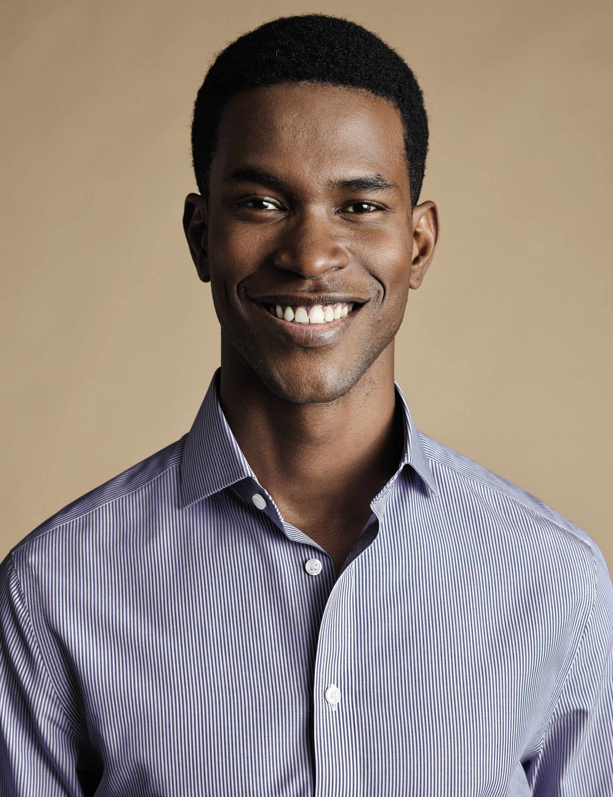 Slim Fit Non Iron Pure Cotton Twill Shirt 2 of 6