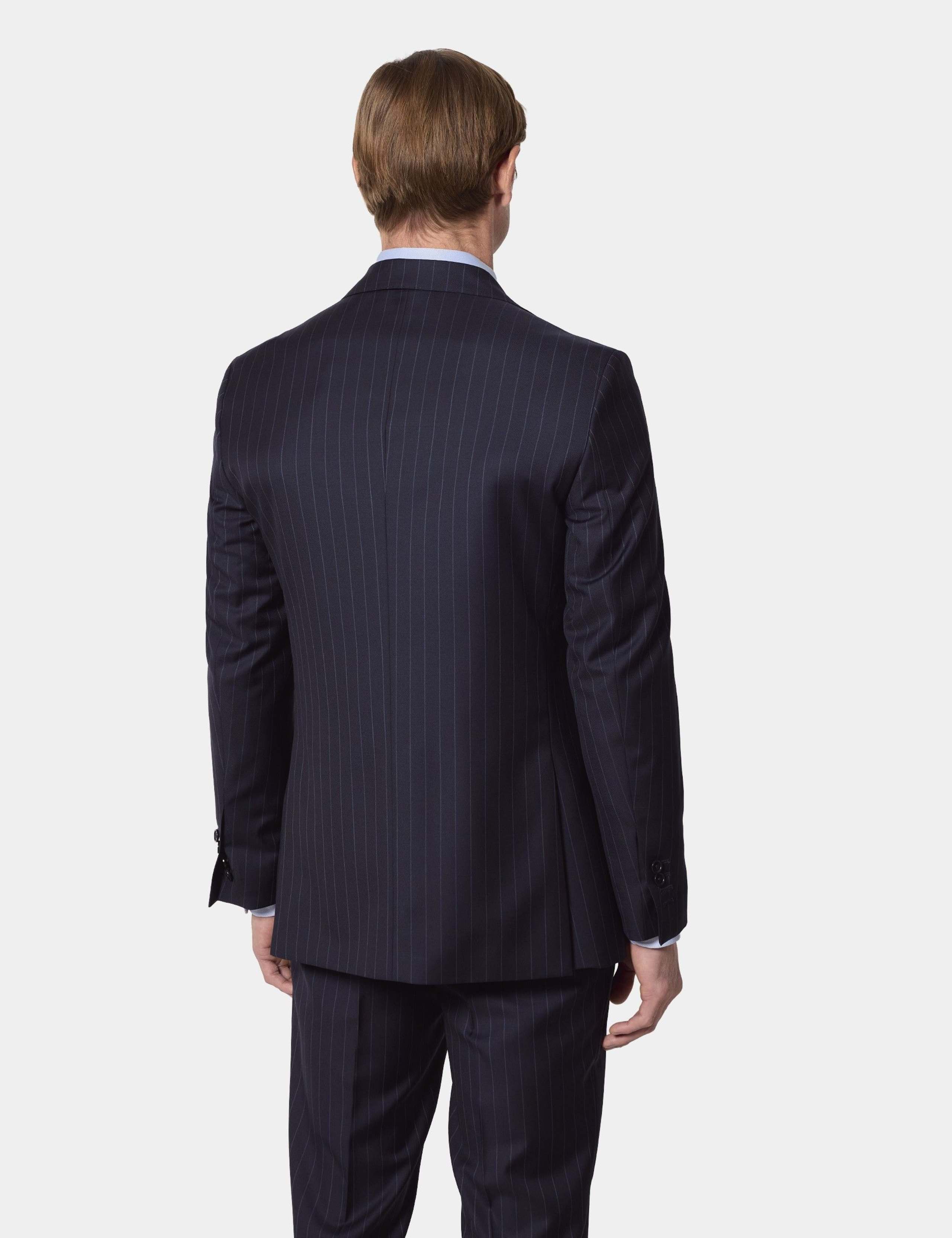 Pure Wool Chalk Stripe Suit Jacket 2 of 2