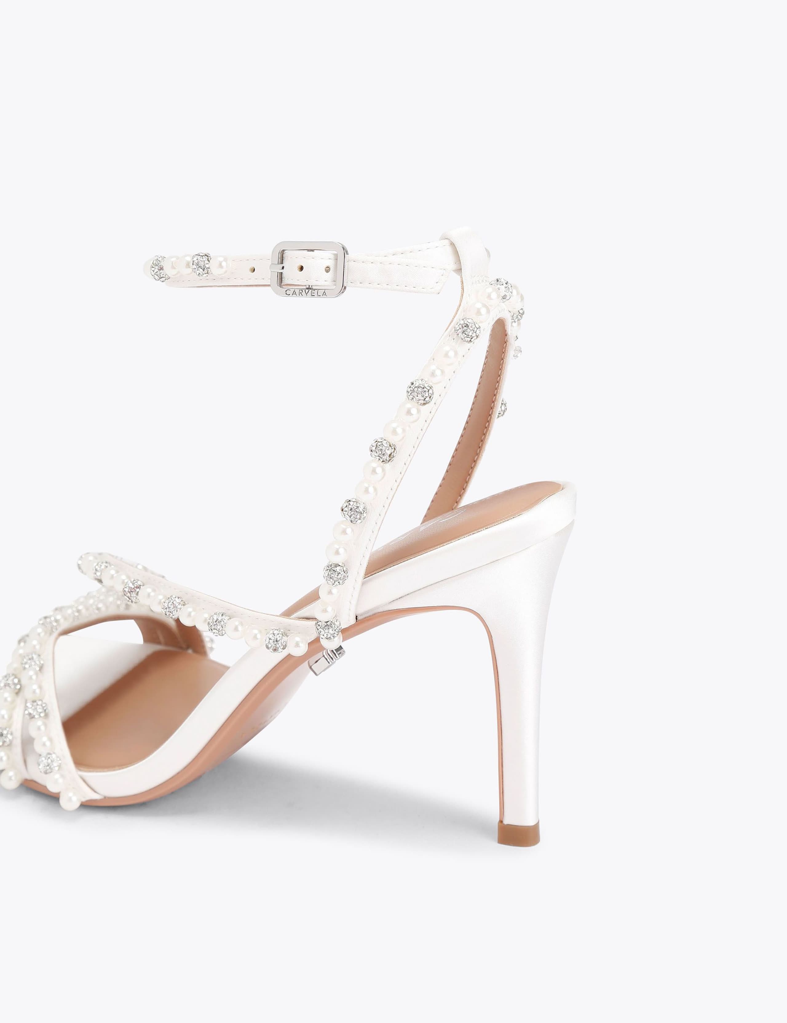 Embellished Strappy Stiletto Heel Sandals 2 of 4
