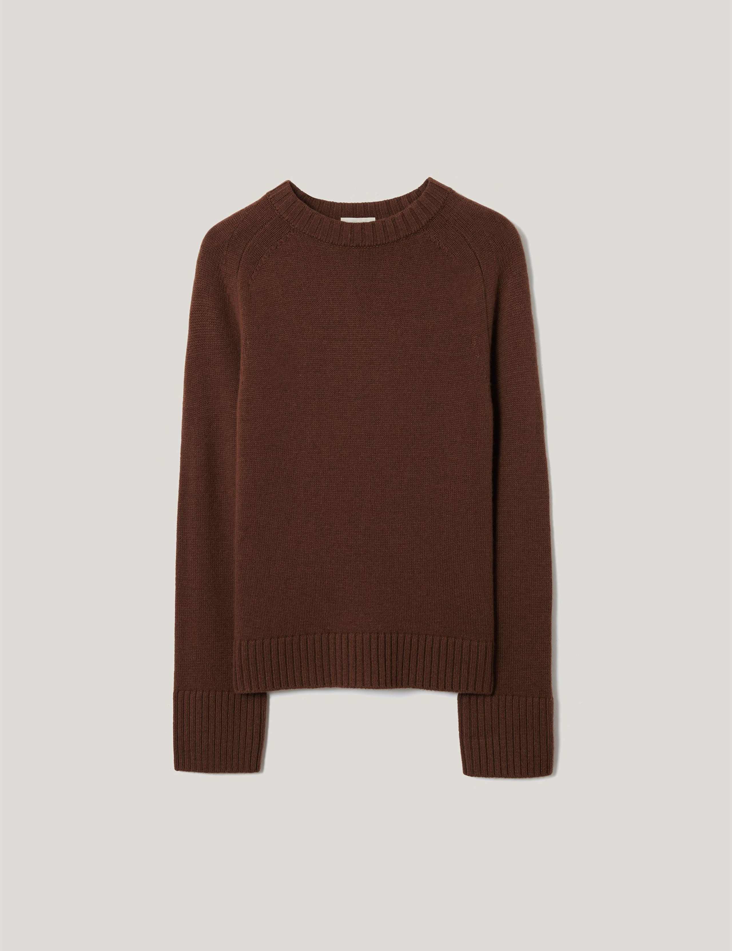 Wool Rich Saddle Crew Neck Jumper 2 of 5