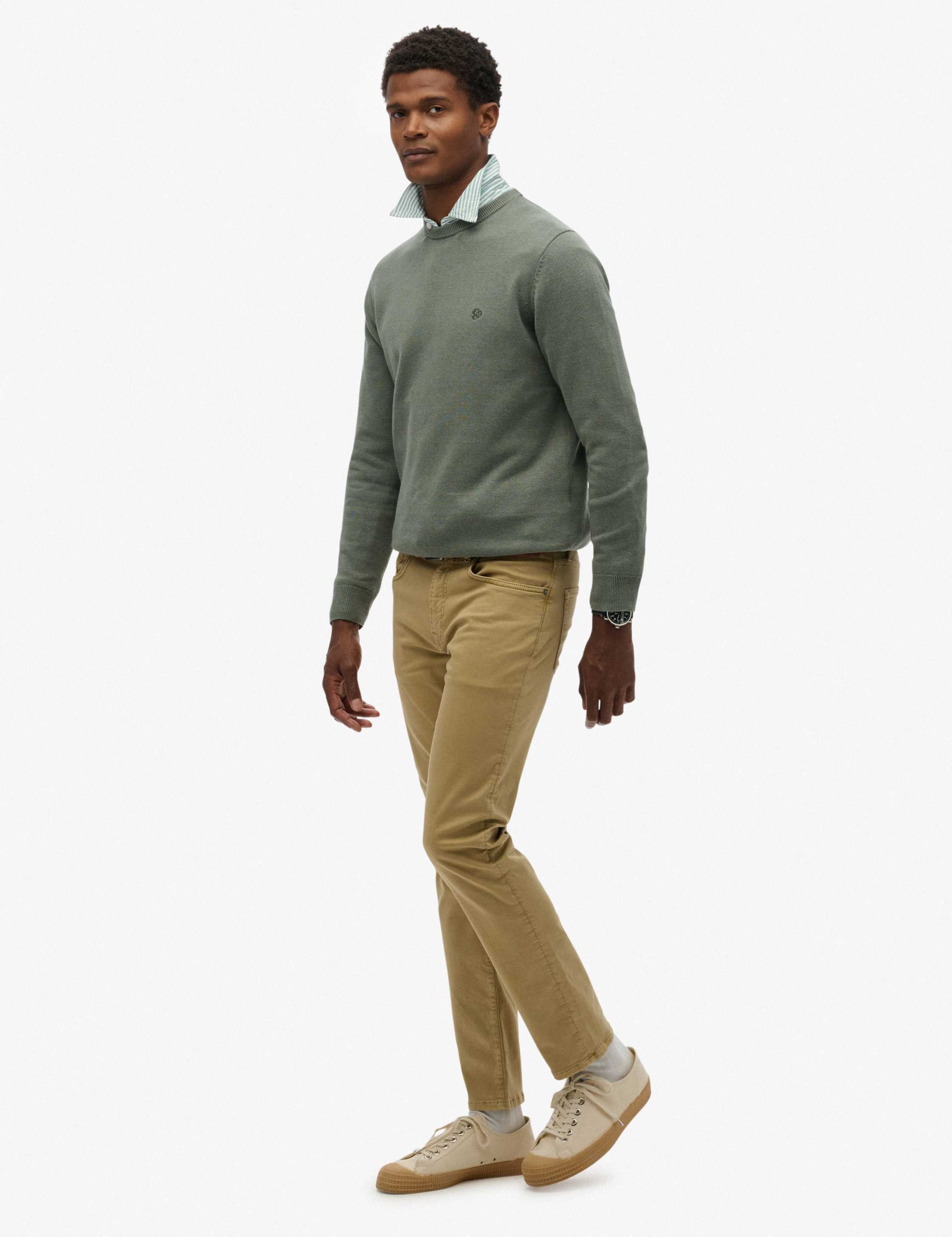 Regular Fit Cotton Rich Chinos 6 of 6