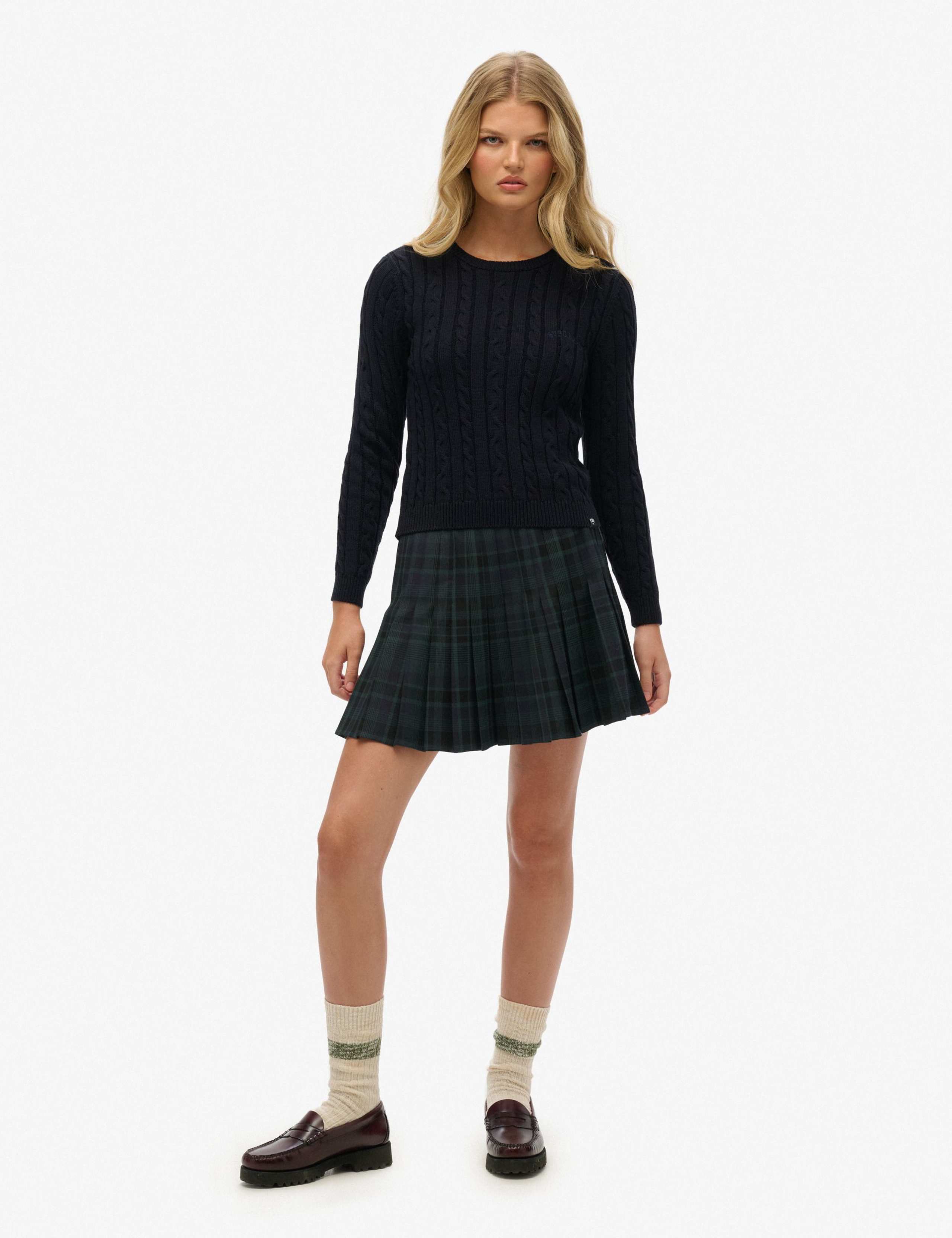 Cable Knit Crew Neck Jumper 5 of 5