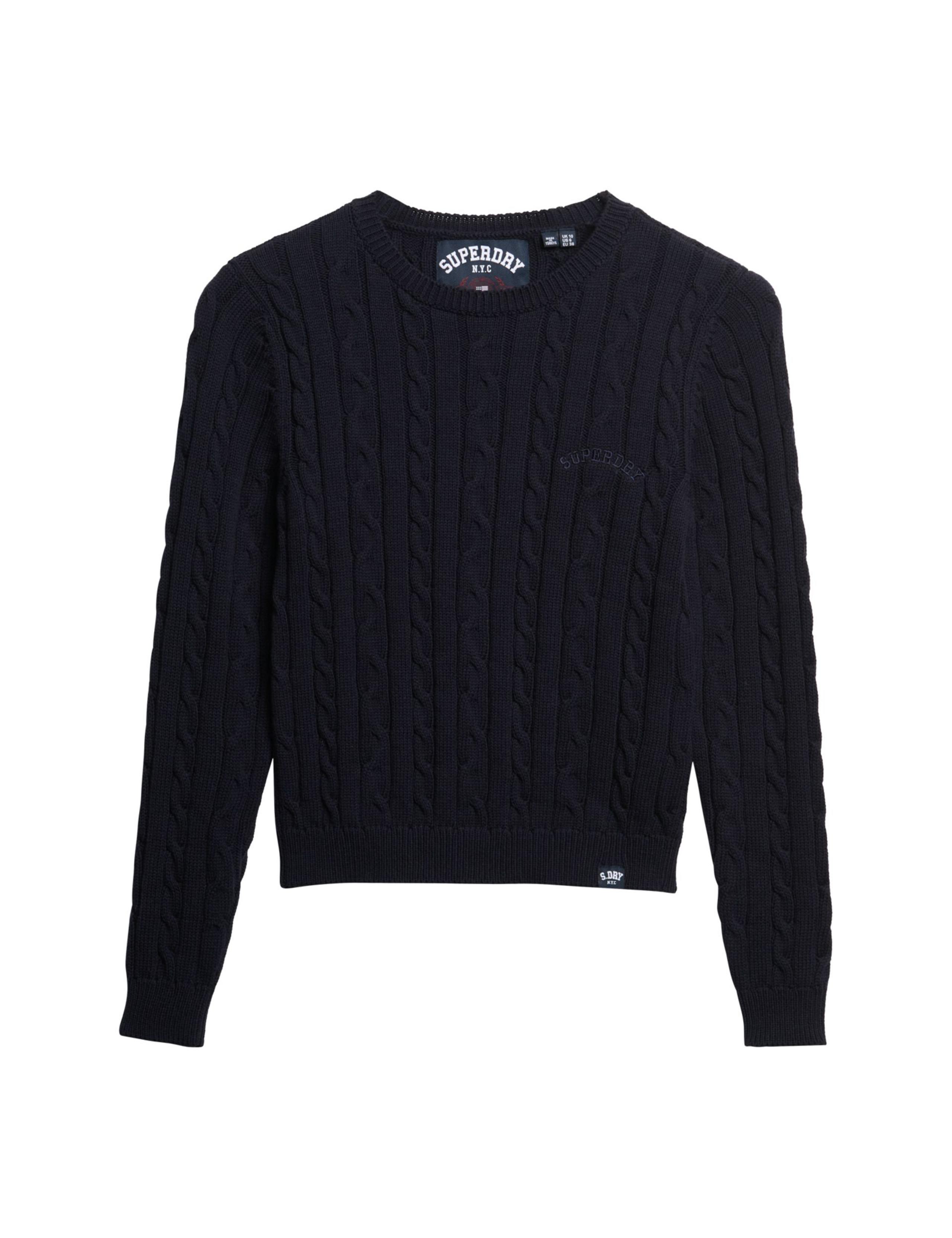 Cable Knit Crew Neck Jumper 2 of 5