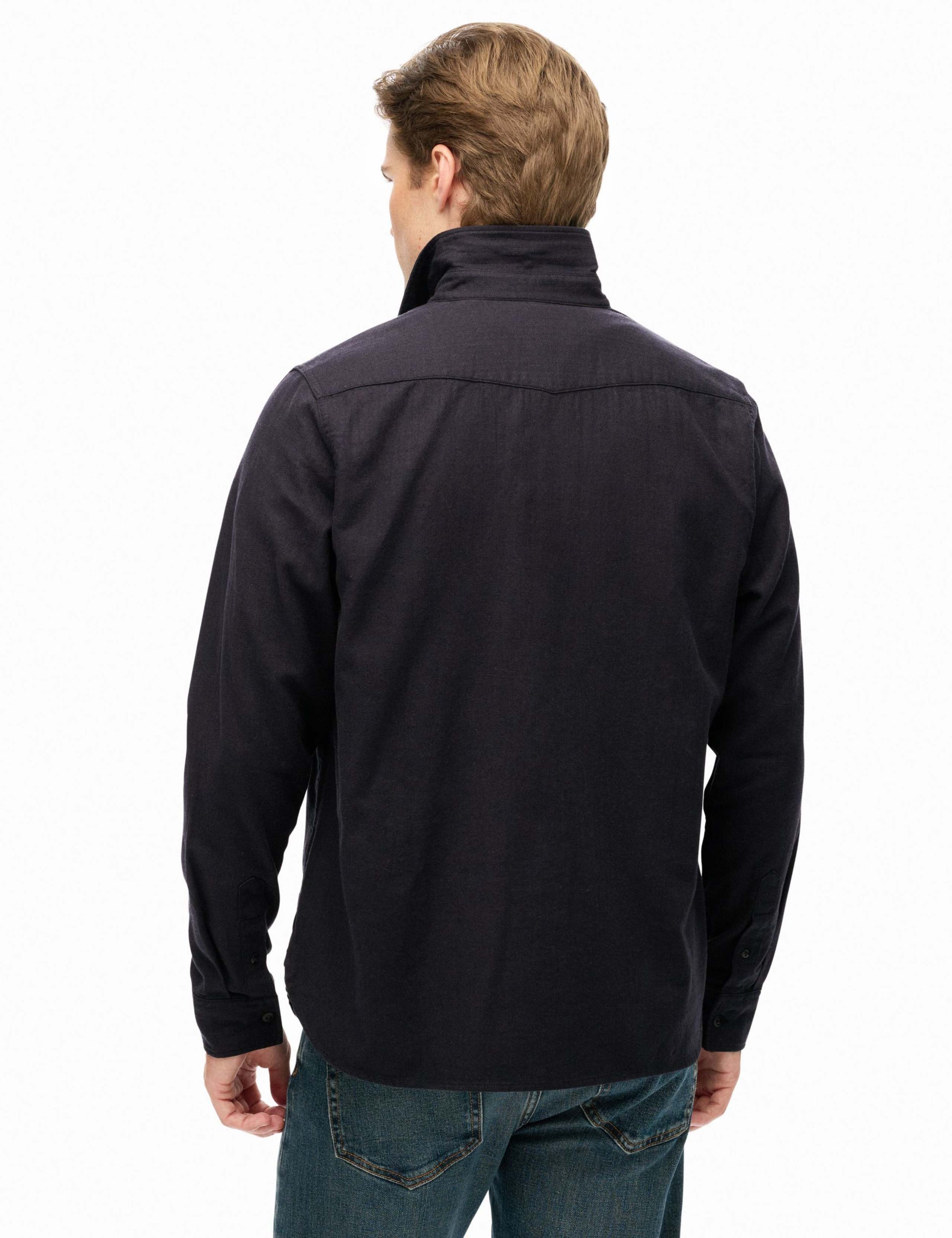 Cotton Rich Relaxed Fit Overshirt with Linen 6 of 7
