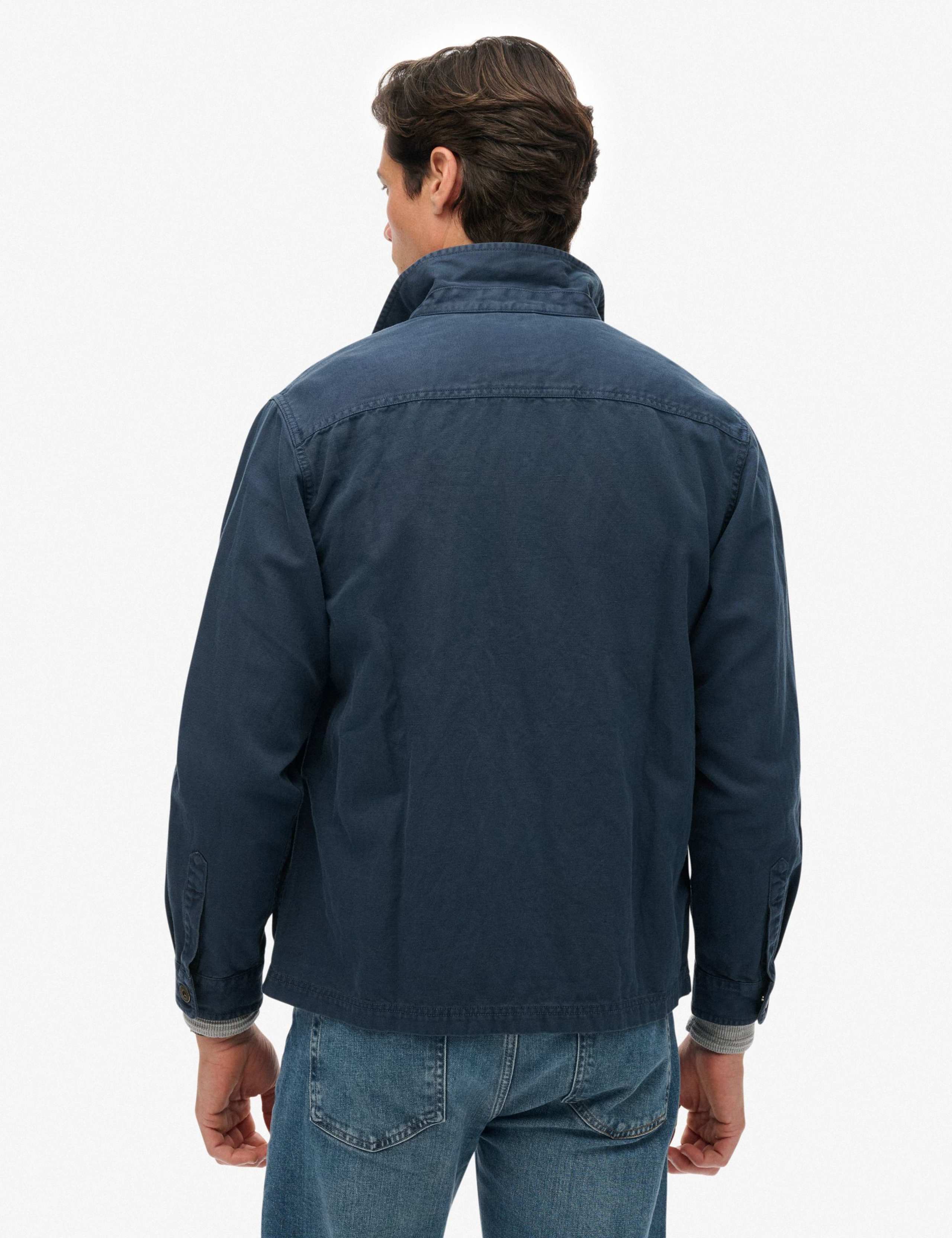 Linen Blend Overshirt 4 of 7