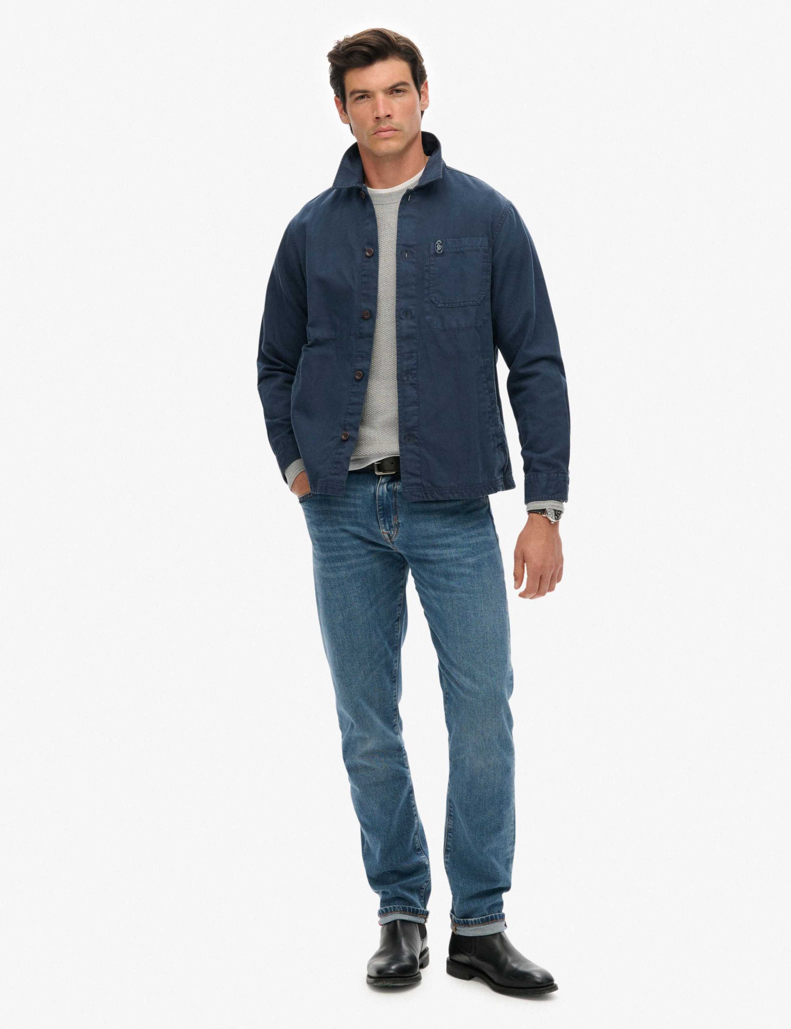 Linen Blend Overshirt 7 of 7