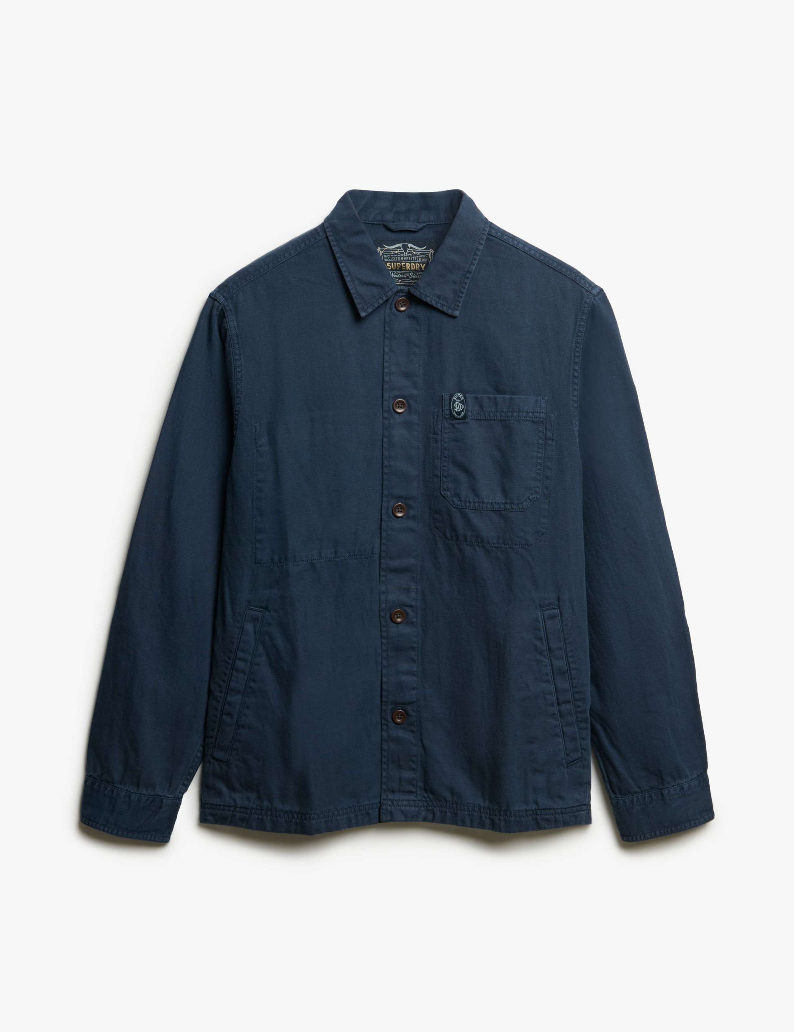 Linen Blend Overshirt 2 of 7