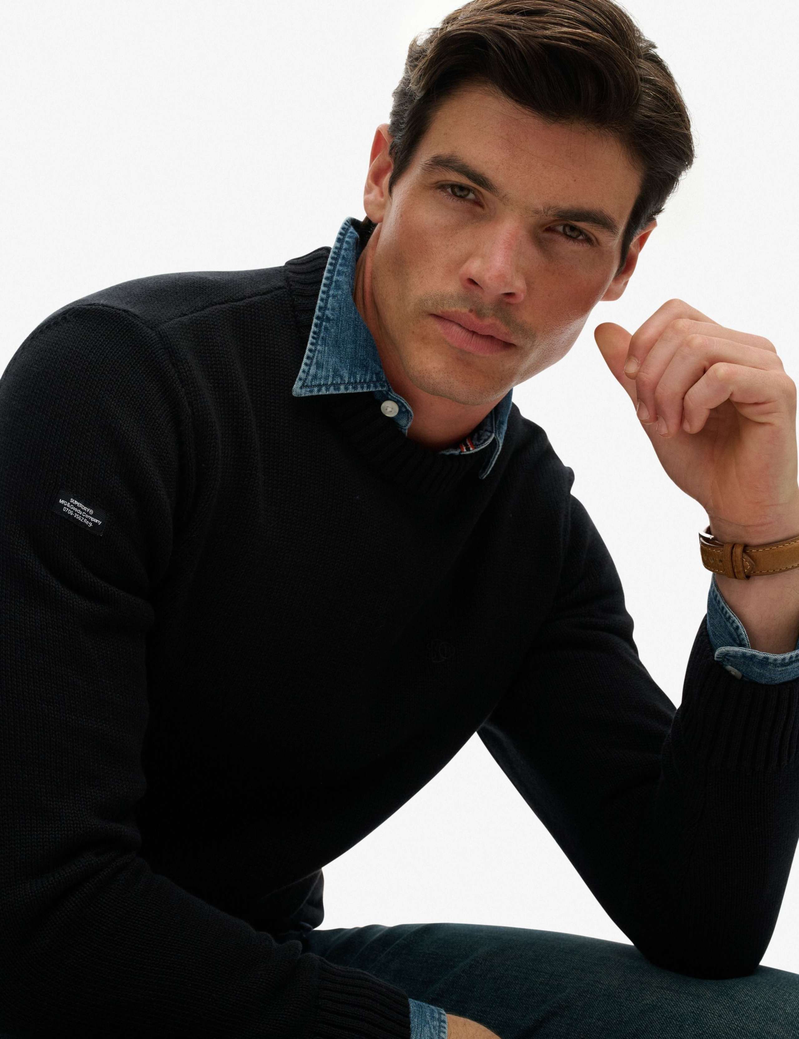 Pure Cotton Crew Neck Jumper 5 of 6