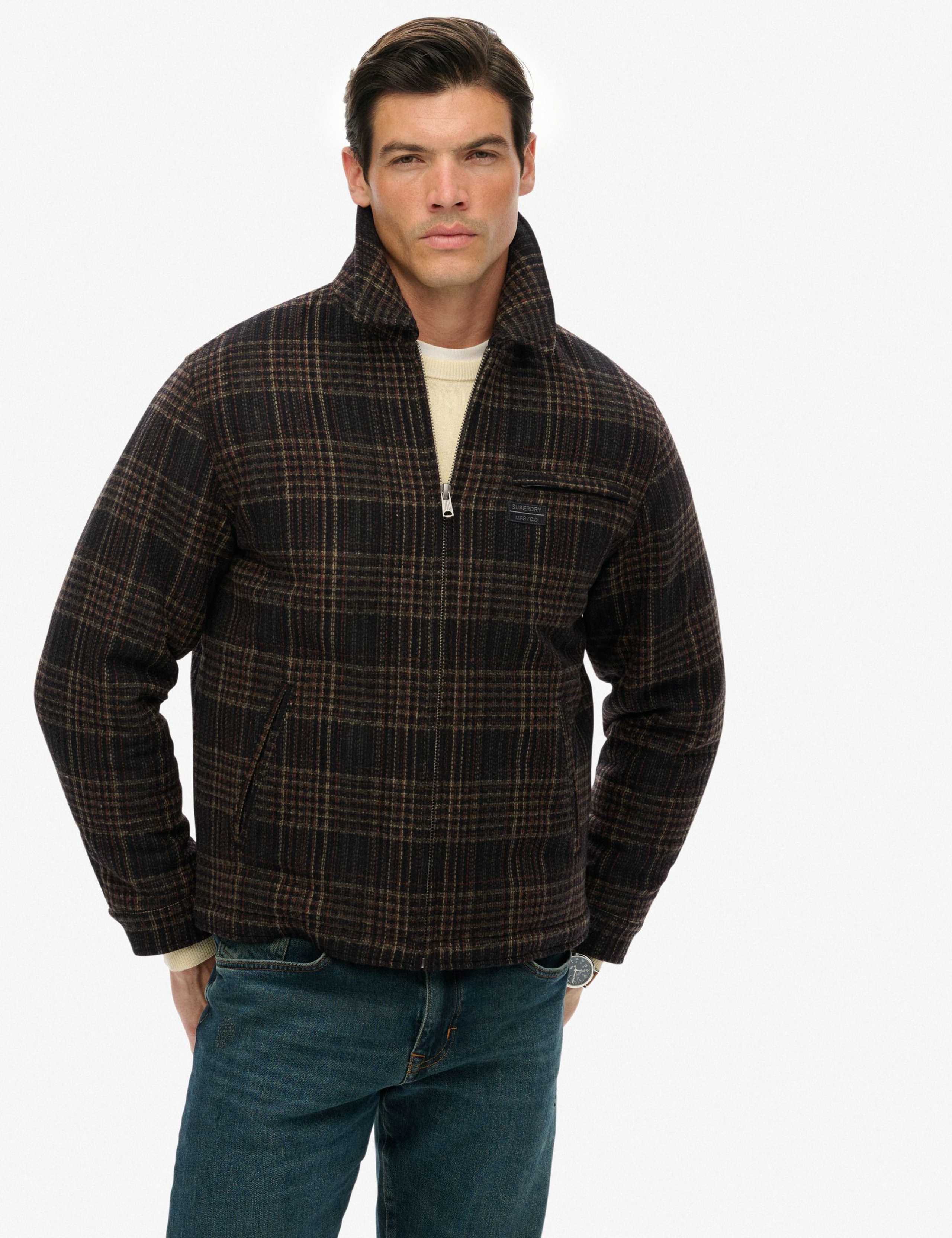 Checked Padded Overcoat 3 of 4