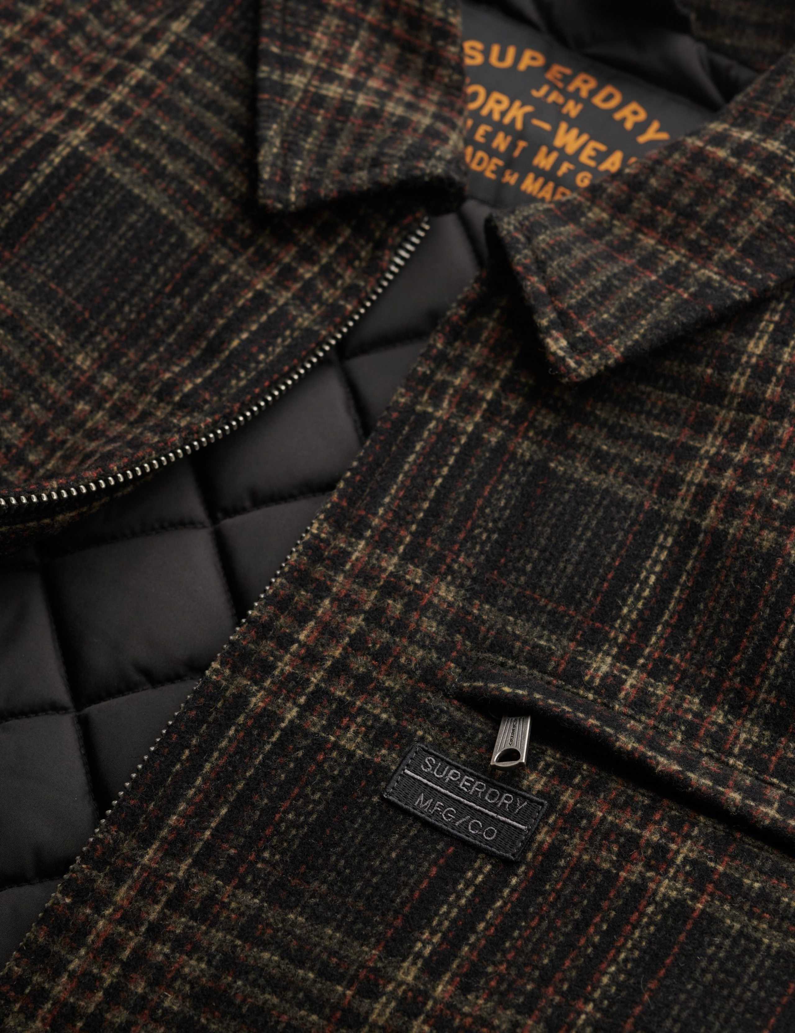 Checked Padded Overcoat 4 of 4