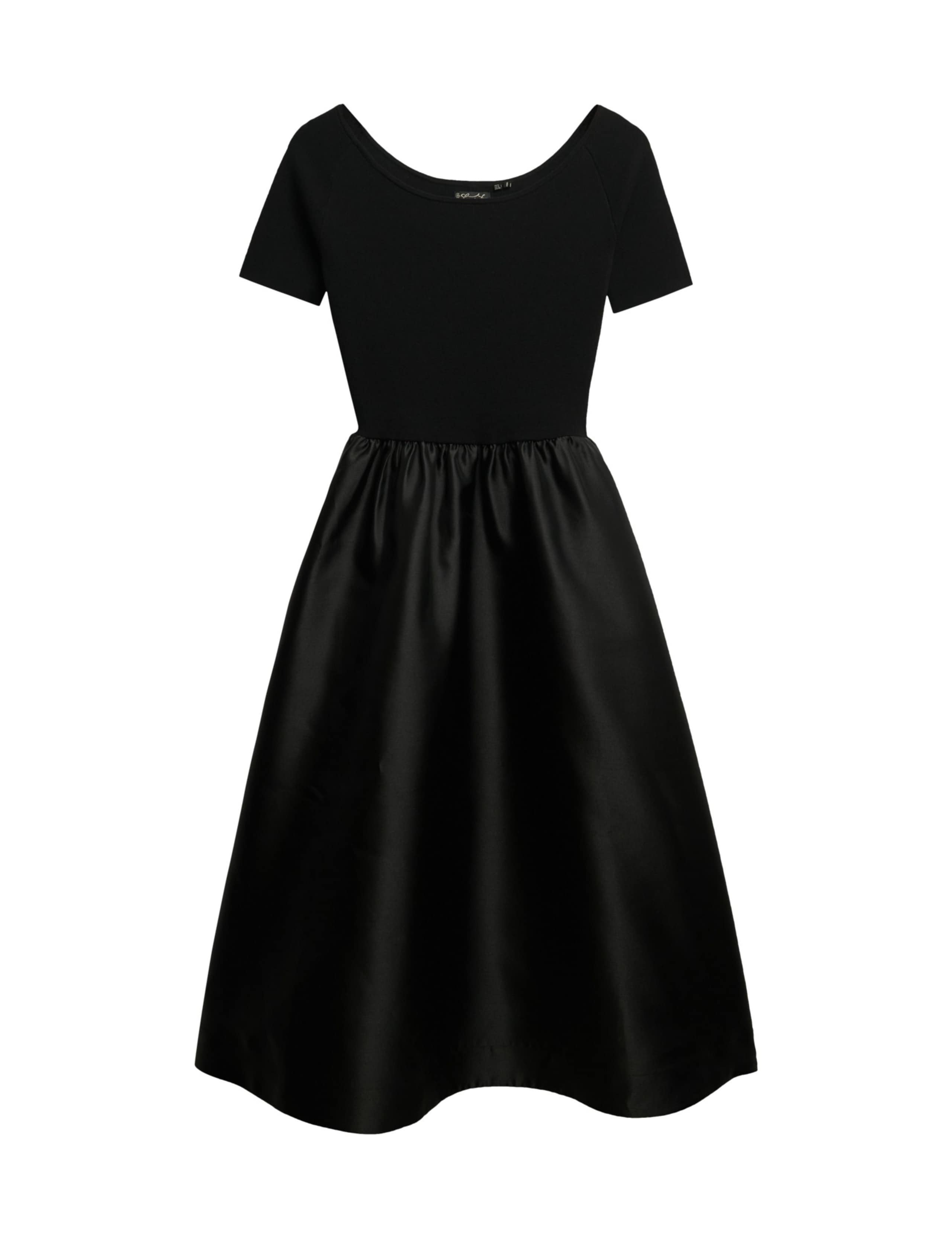 Contrast Texture Midi Relaxed Waisted Dress 2 of 8