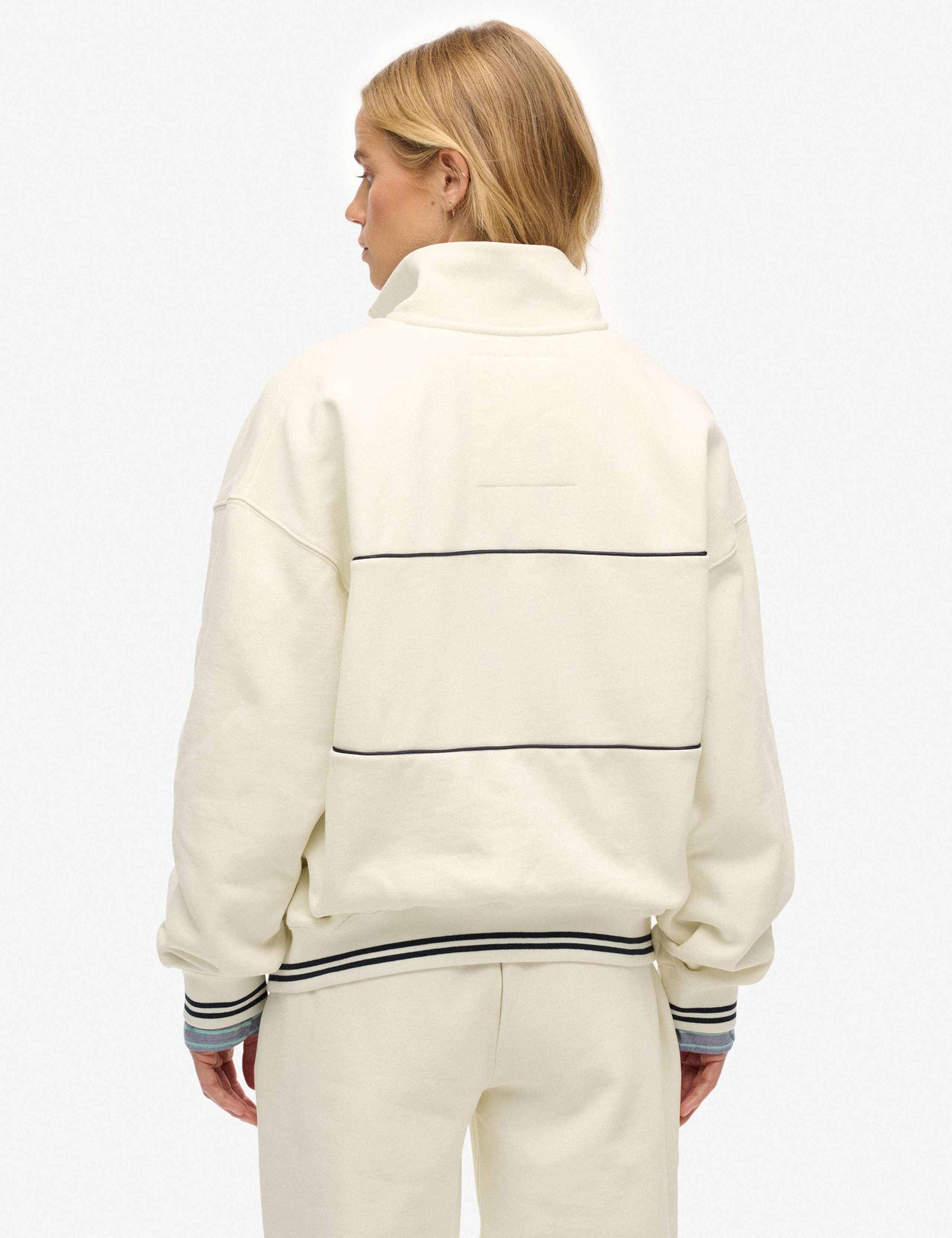 Cotton Rich Funnel Neck Sweatshirt 4 of 8