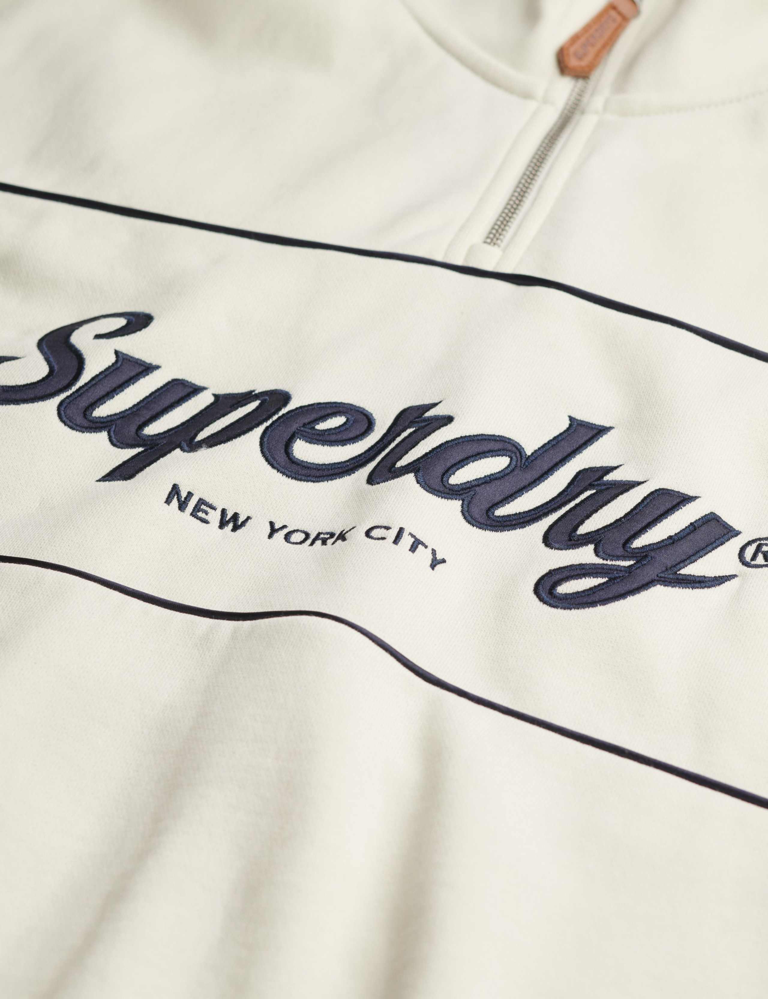 Cotton Rich Funnel Neck Sweatshirt 6 of 8