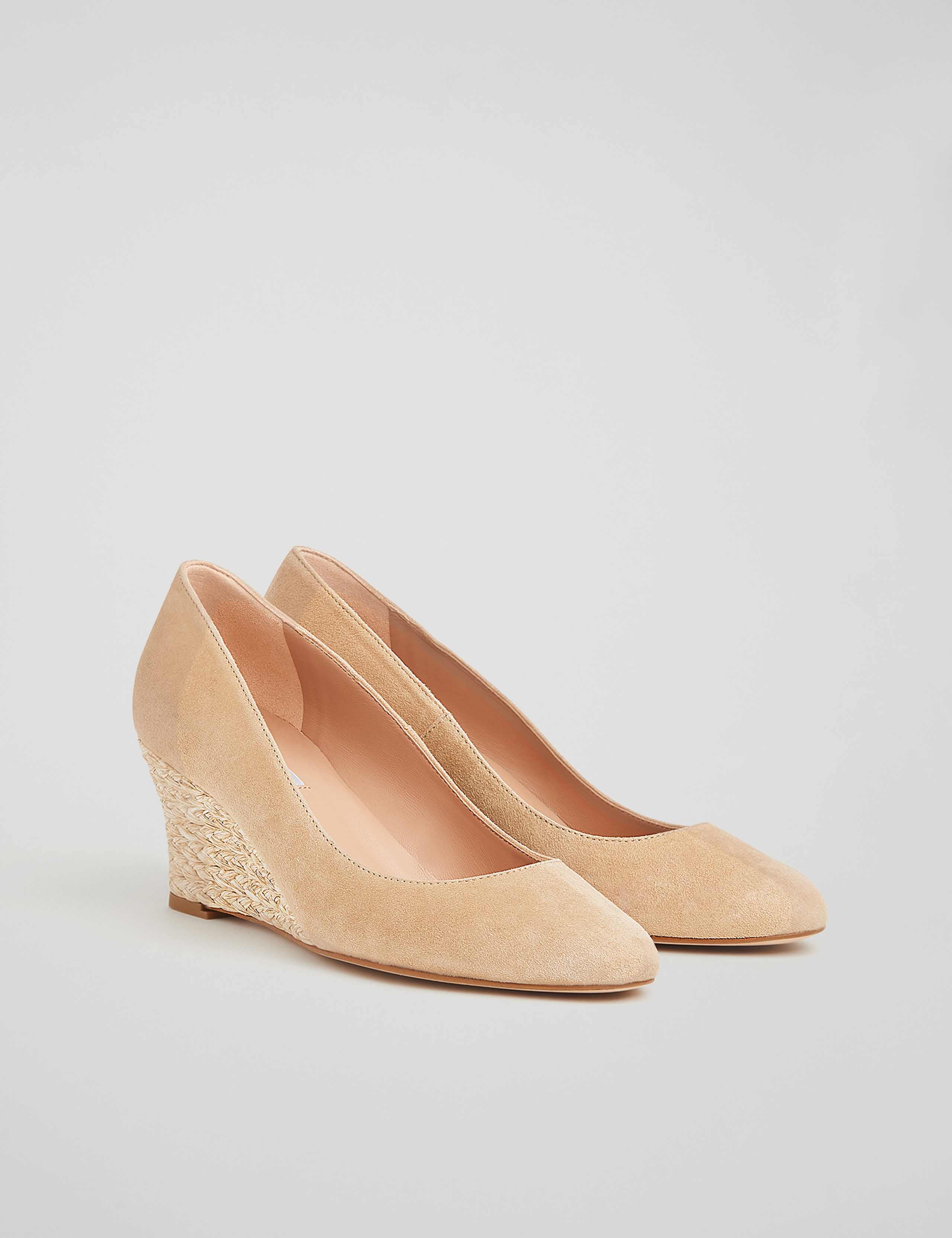 Suede Slip On Wedge Espadrilles 4 of 4