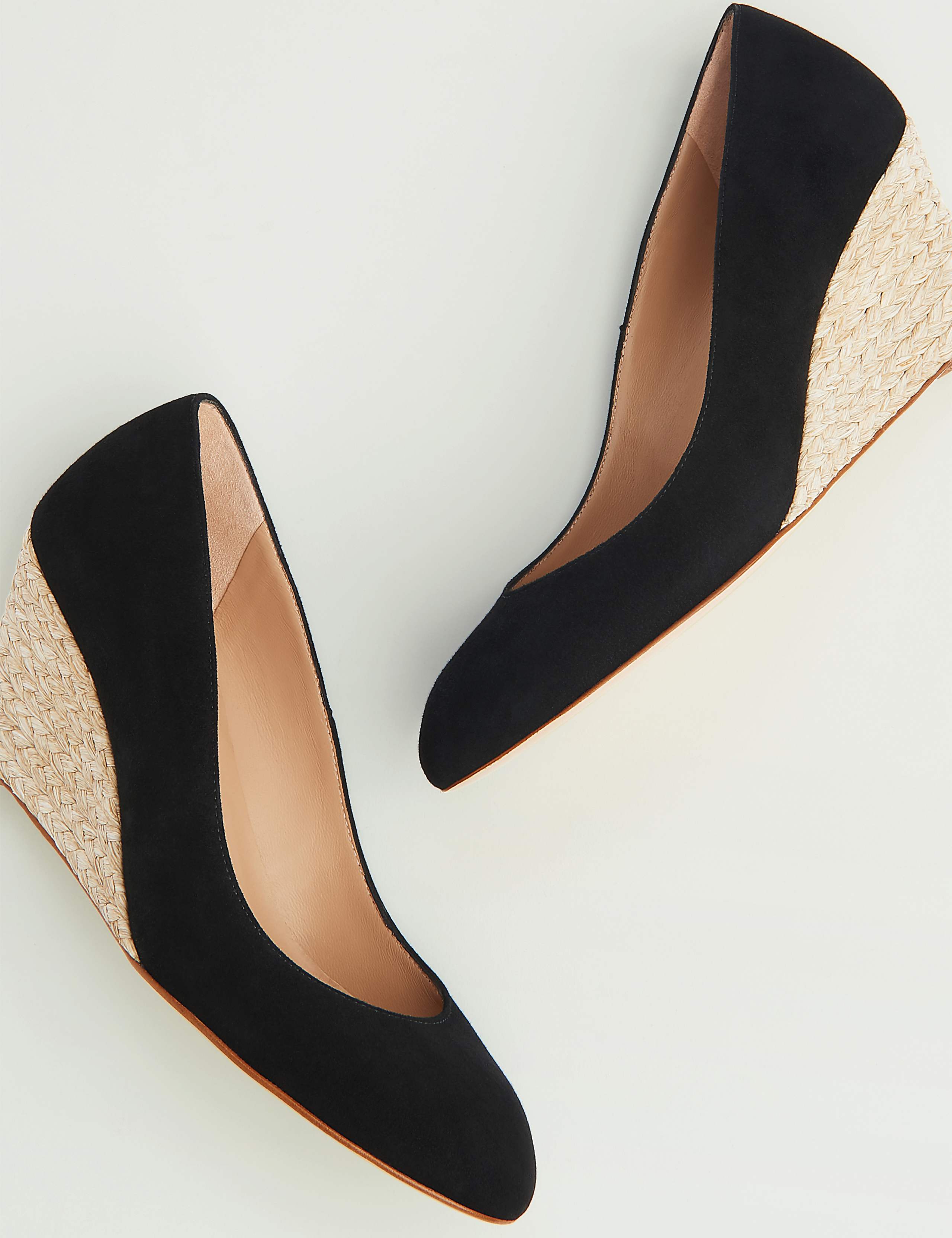 Suede Slip On Wedge Espadrilles 3 of 4