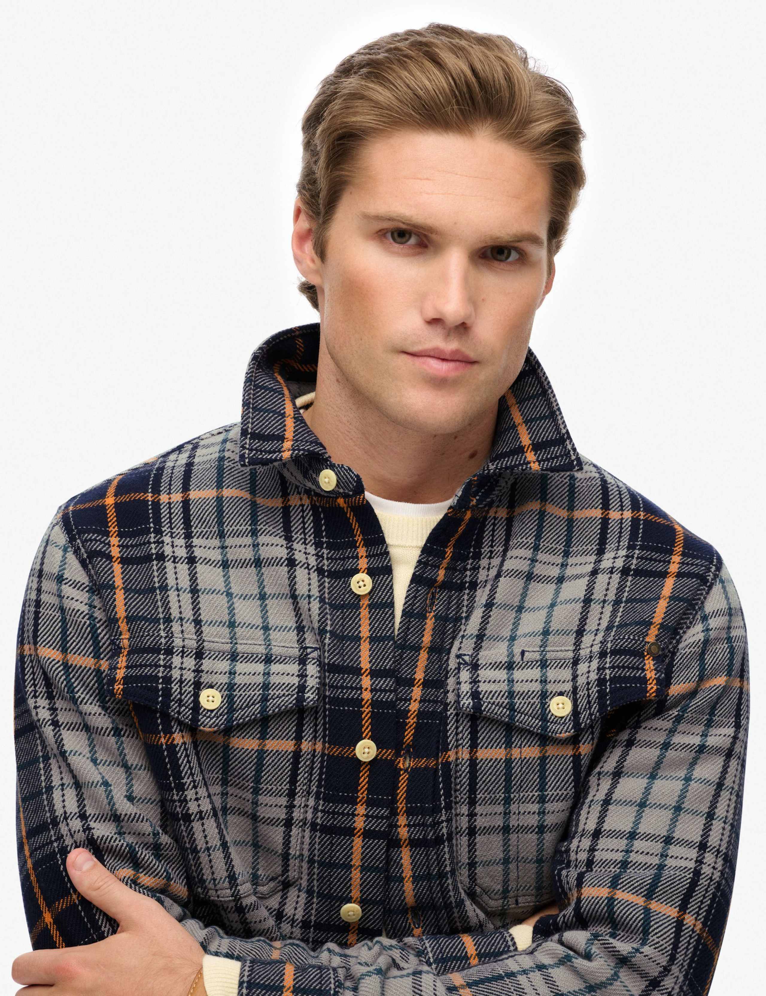 Relaxed Fit Pure Cotton Checked Flannel Shirt 3 of 6