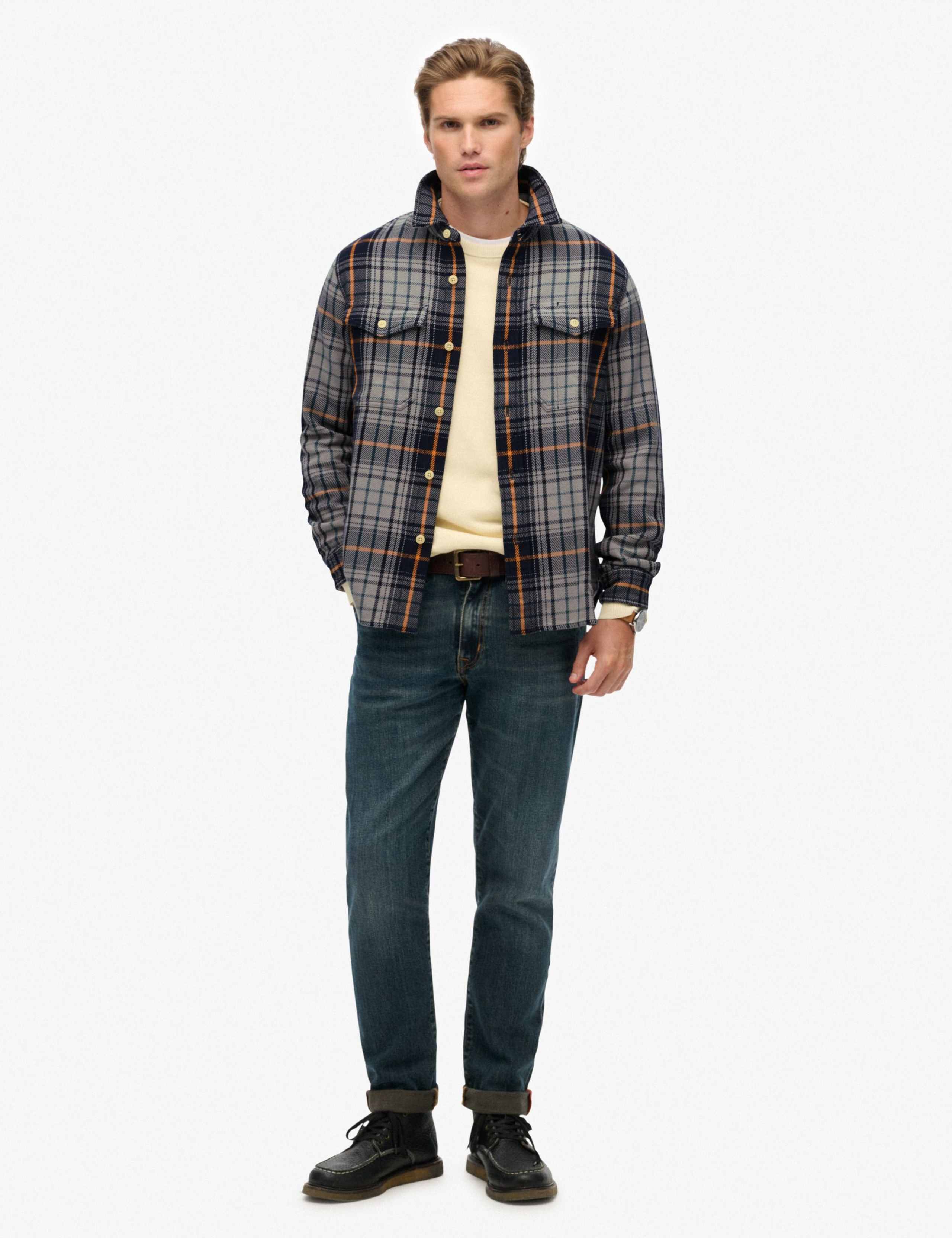 Relaxed Fit Pure Cotton Checked Flannel Shirt 5 of 6