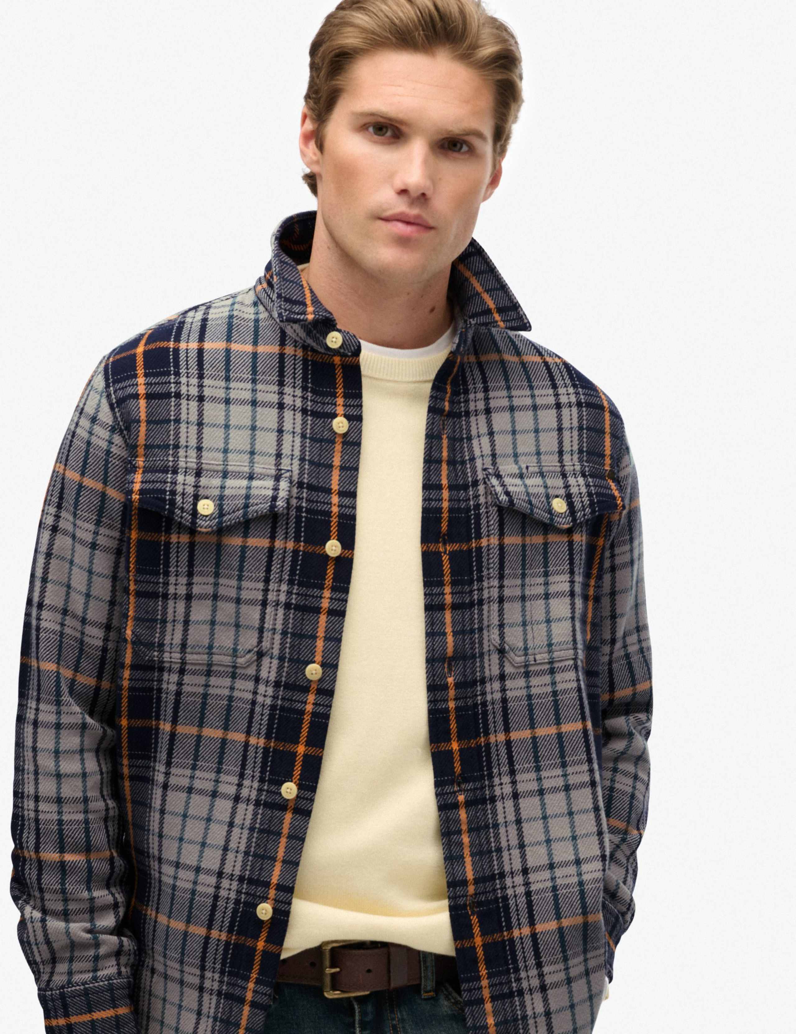 Relaxed Fit Pure Cotton Checked Flannel Shirt 6 of 6