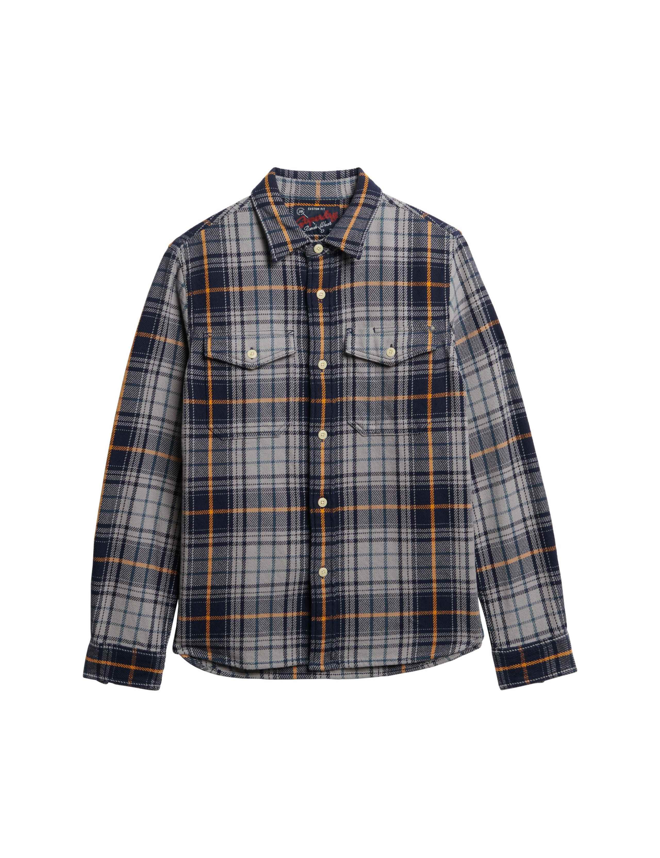 Relaxed Fit Pure Cotton Checked Flannel Shirt 2 of 6