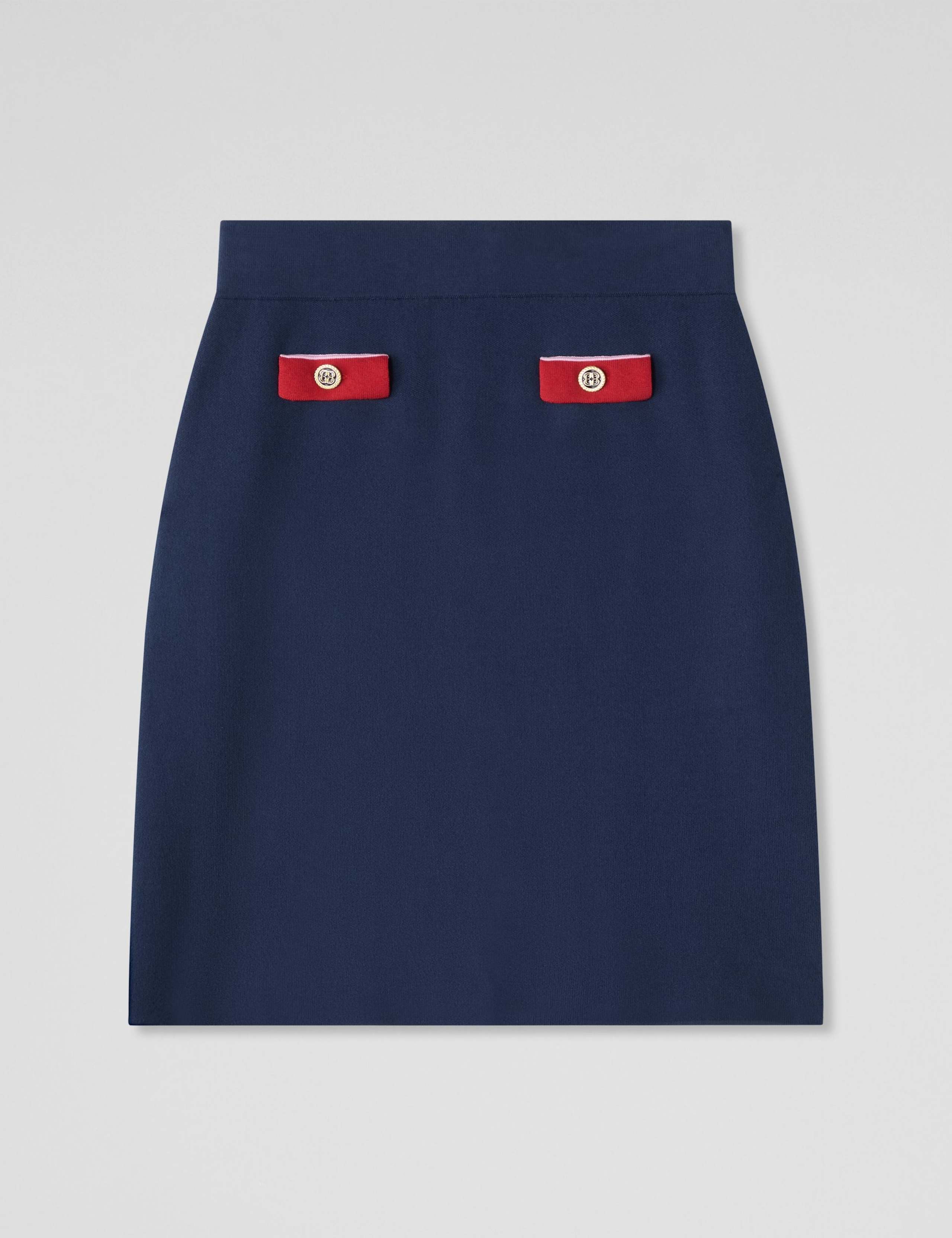 Pure Cotton Knitted Mini A-Line Skirt 2 of 2