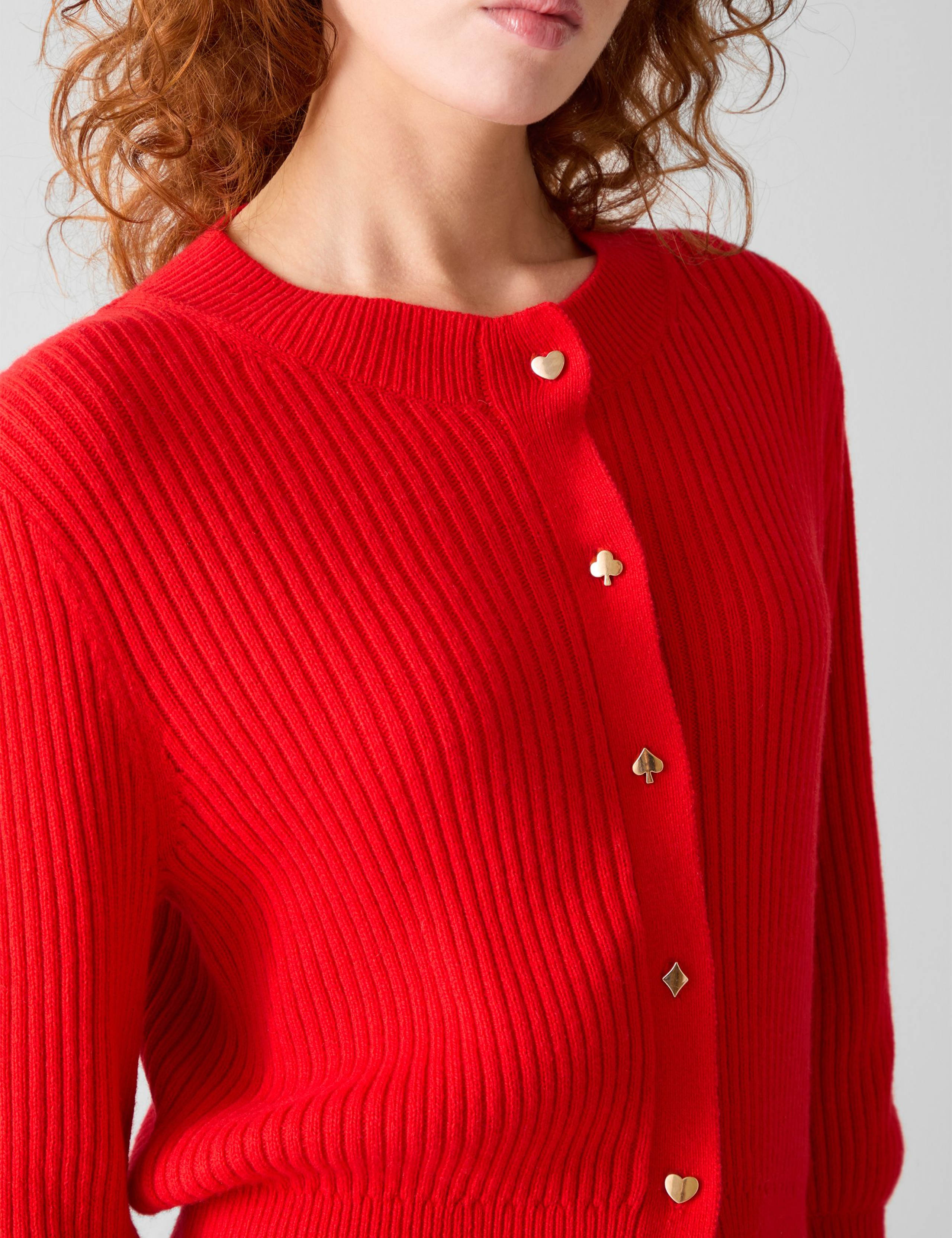 Textured Crew Neck Jumper with Merino Wool 4 of 4