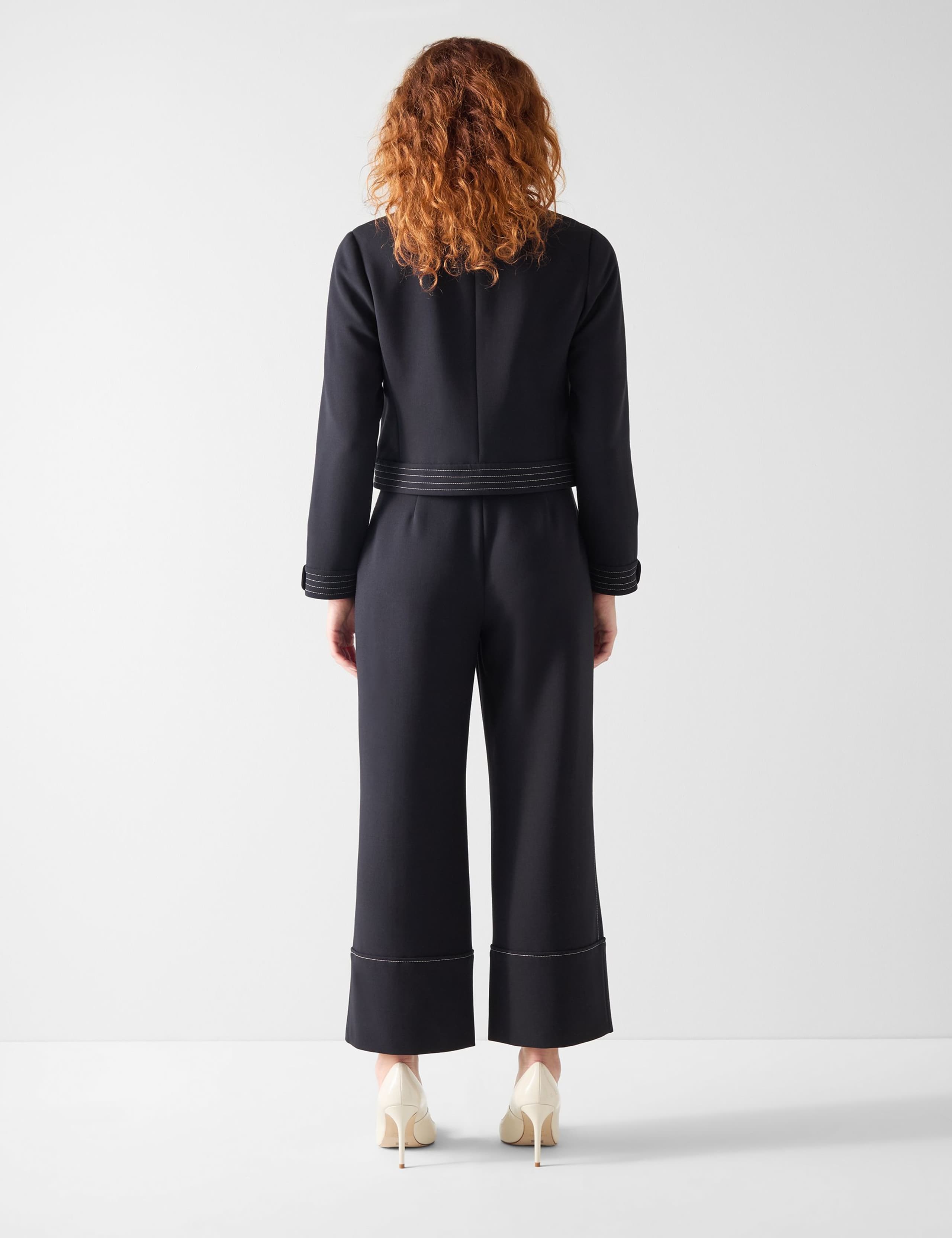 Double Breasted Cropped Jacket 3 of 4