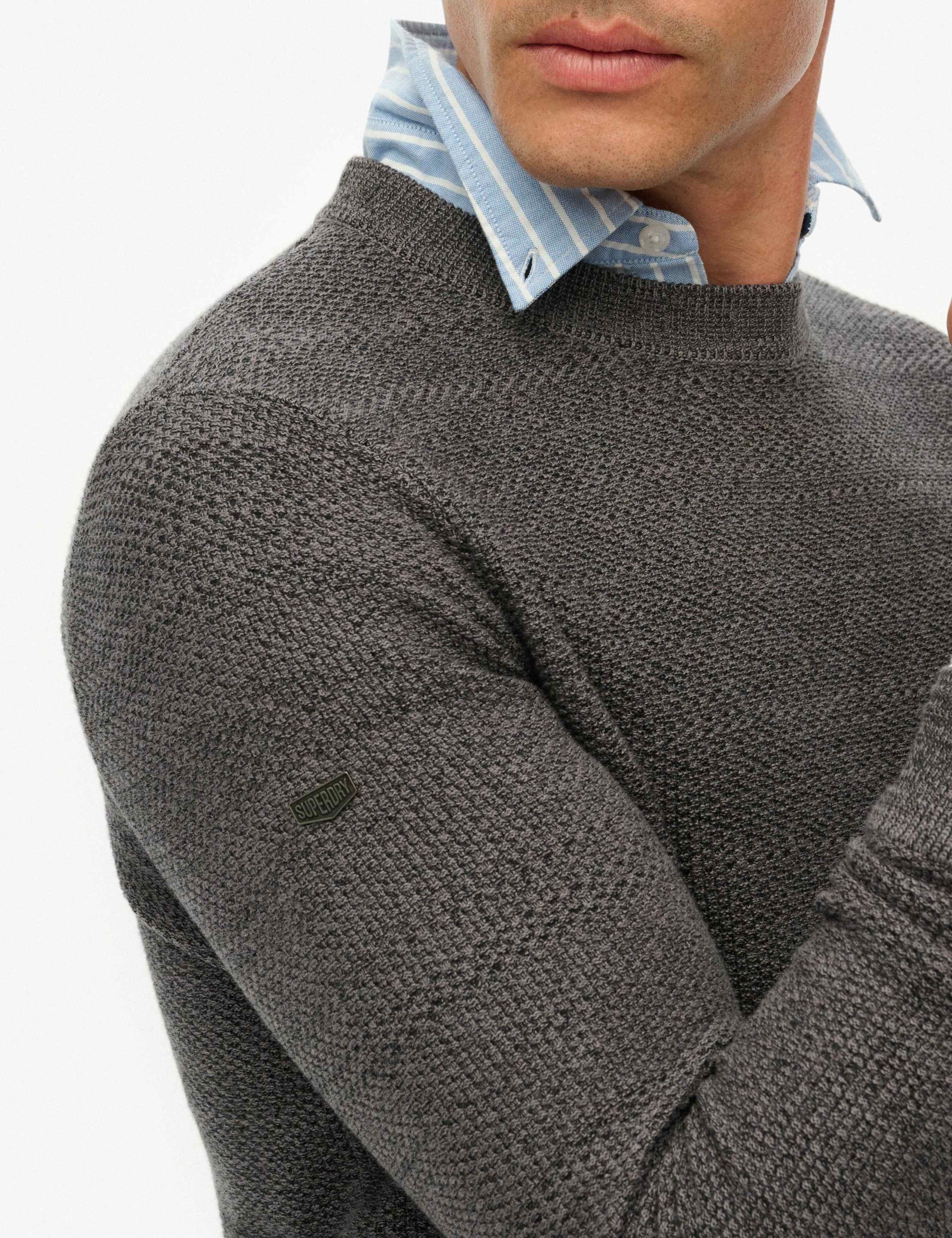 Pure Cotton Textured Jumper 4 of 6