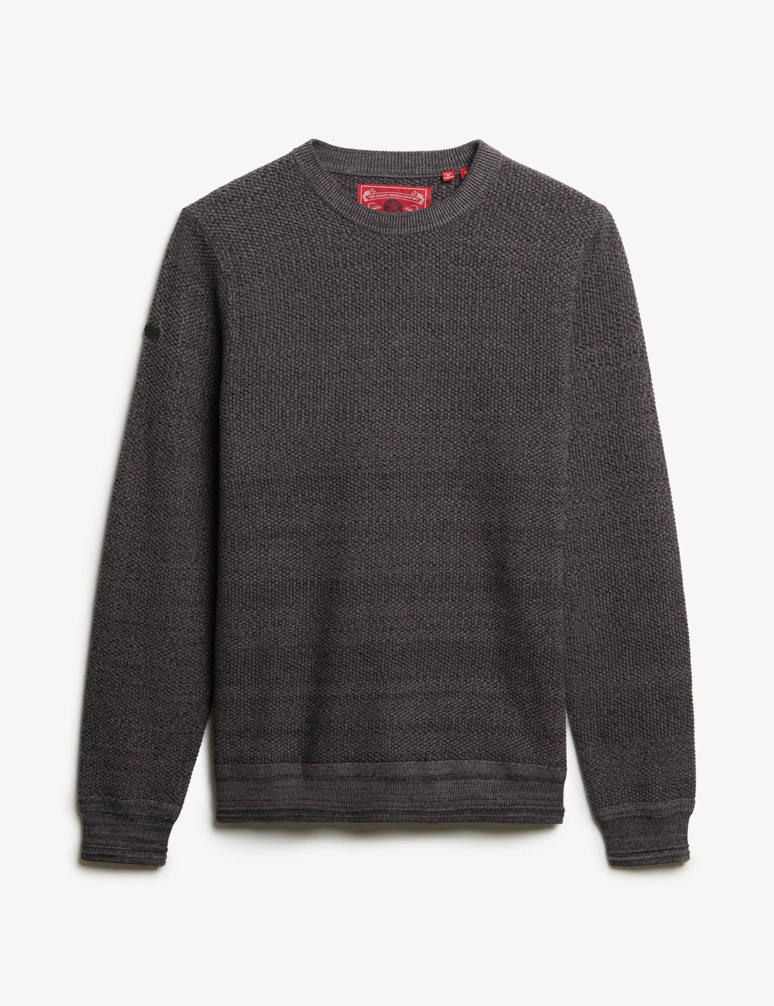 Pure Cotton Textured Jumper 2 of 6
