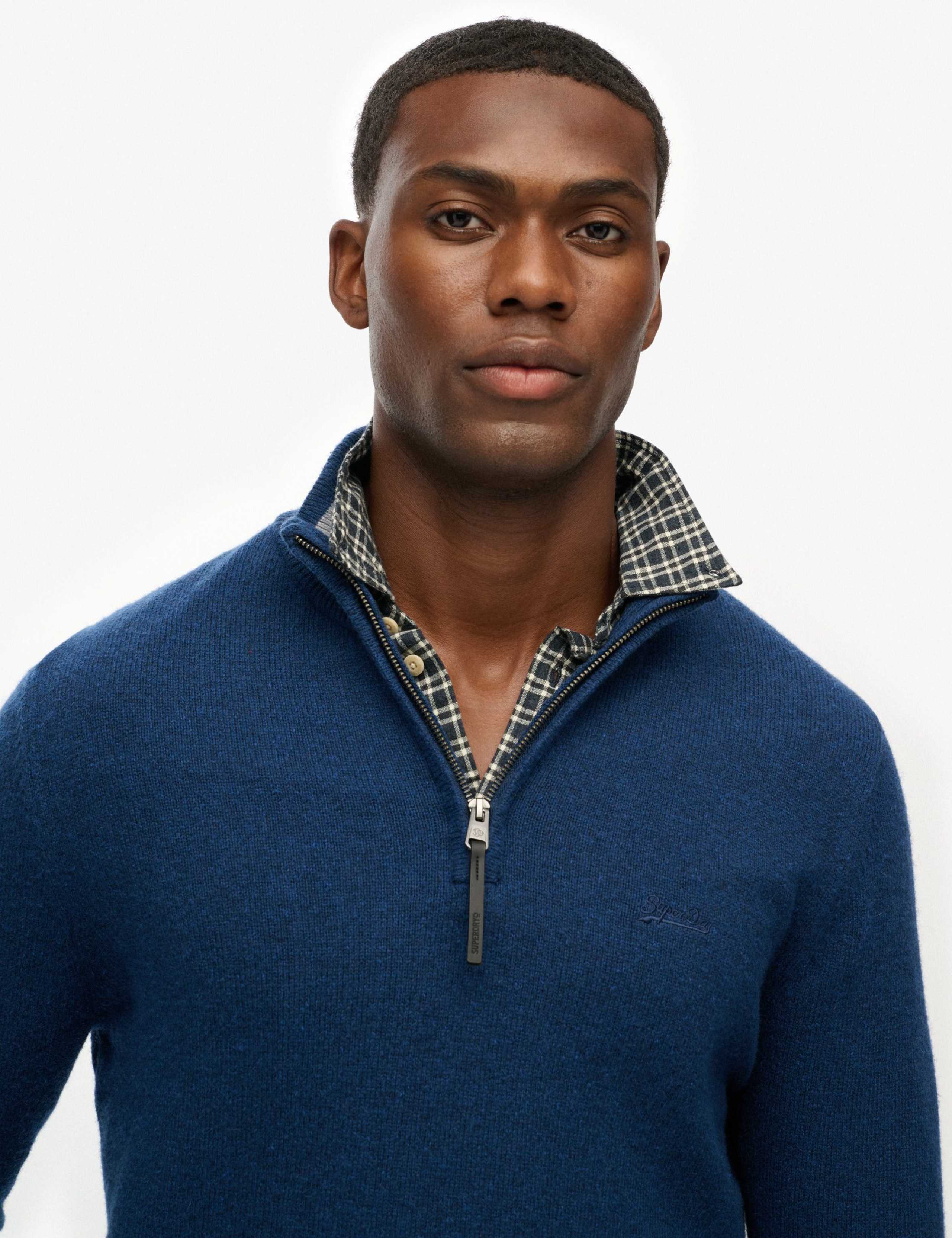 Wool Blend Half Zip Jumper 3 of 6