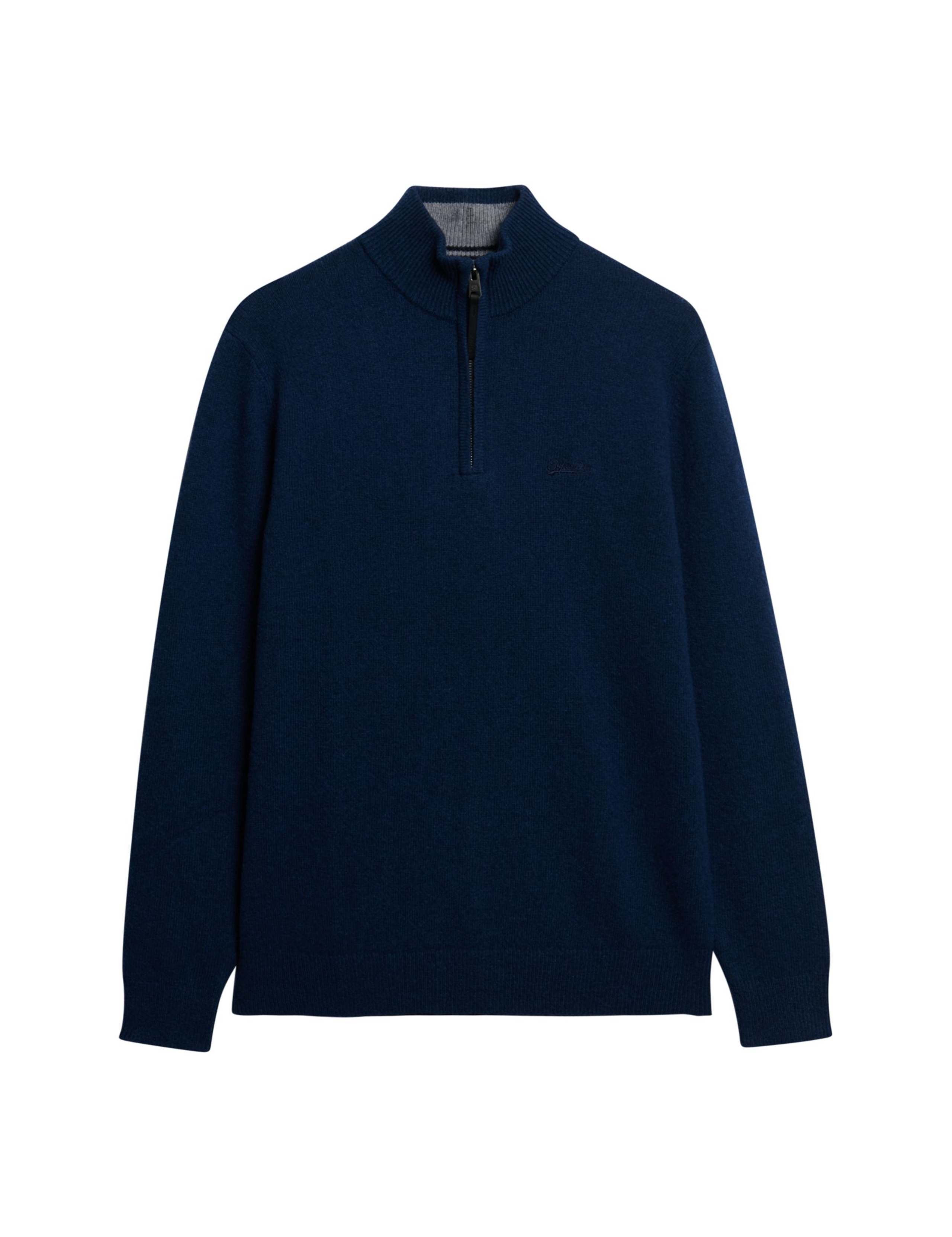 Wool Blend Half Zip Jumper 2 of 6