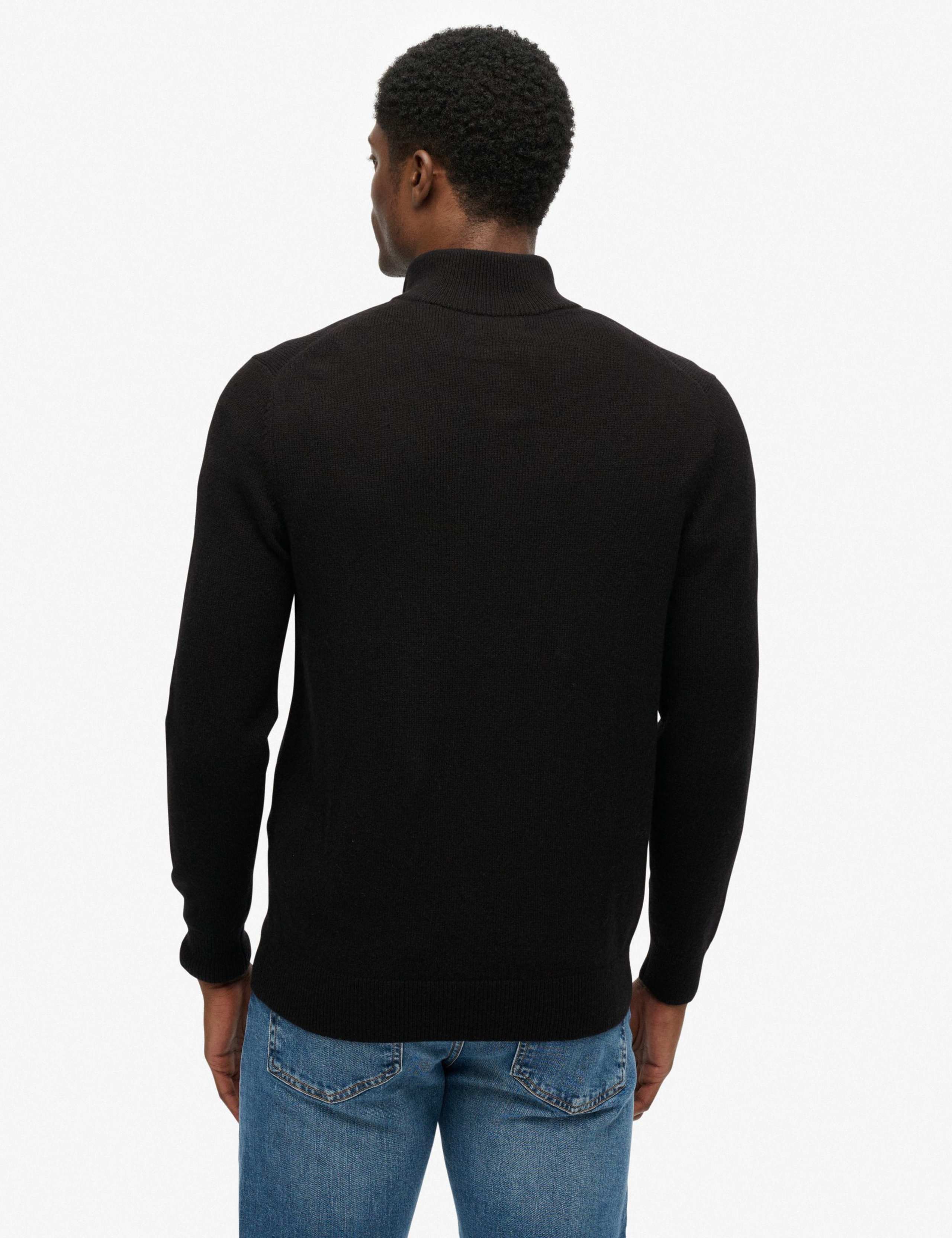 Wool Blend Half Zip Jumper 3 of 6