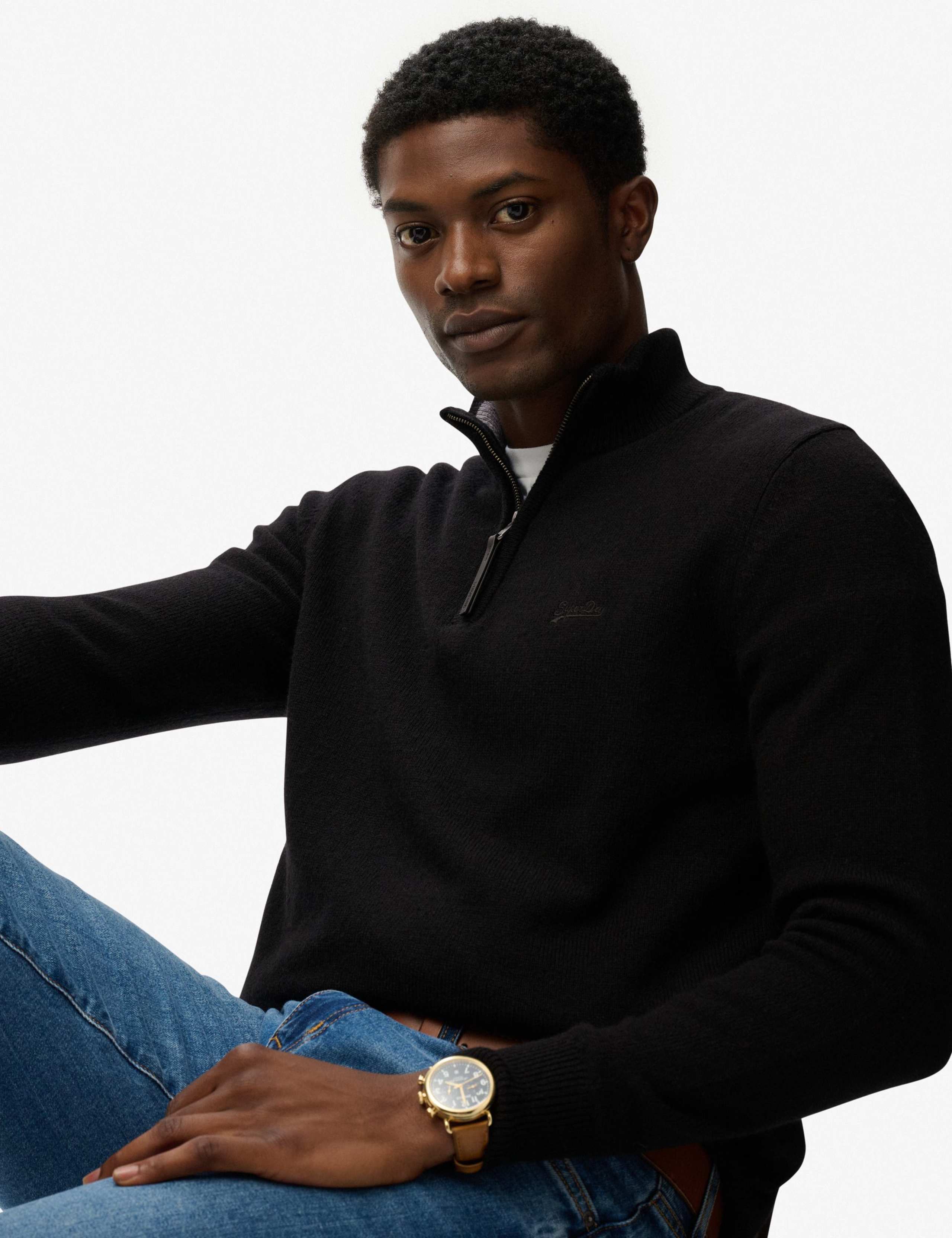 Wool Blend Half Zip Jumper 4 of 6