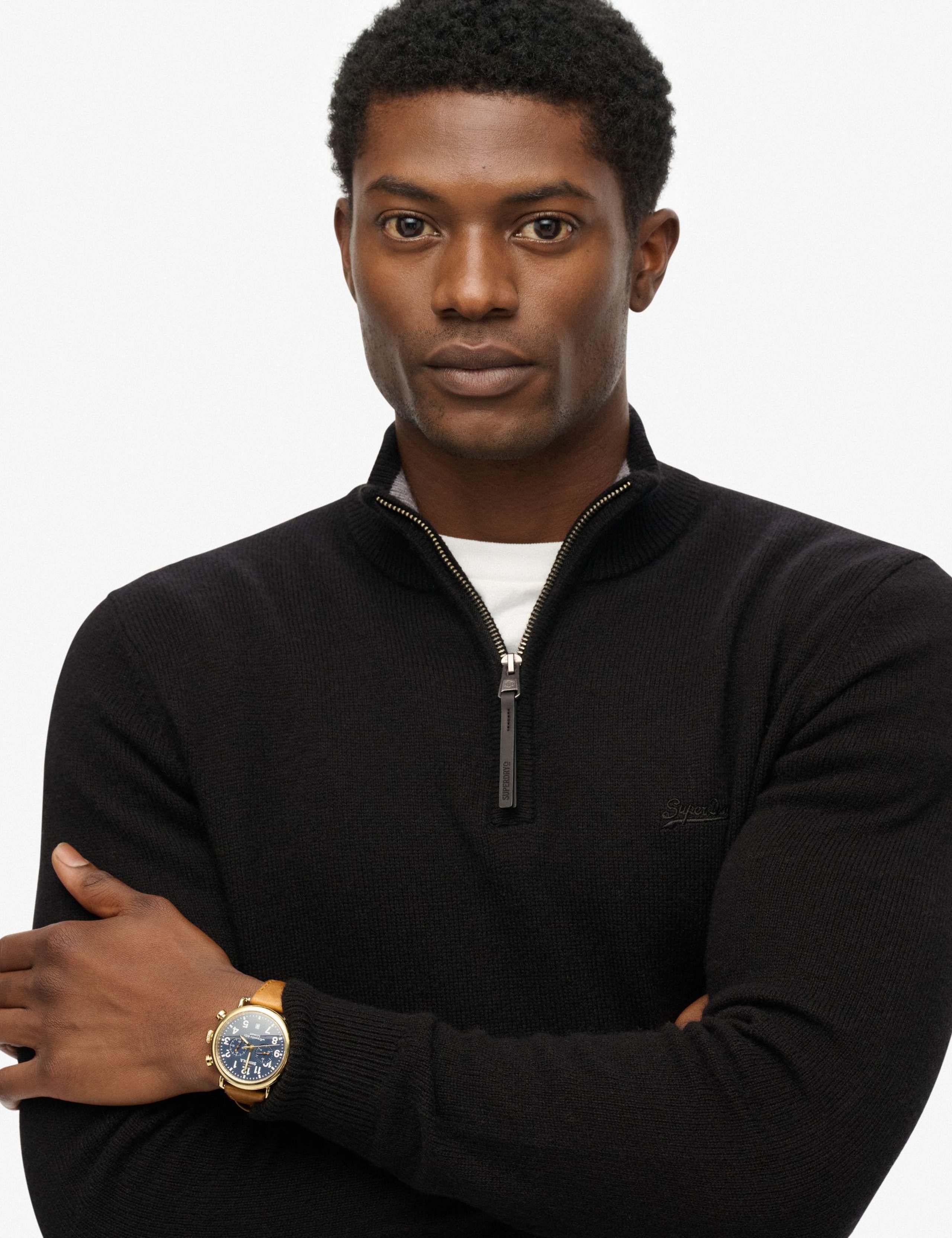 Wool Blend Half Zip Jumper 5 of 6