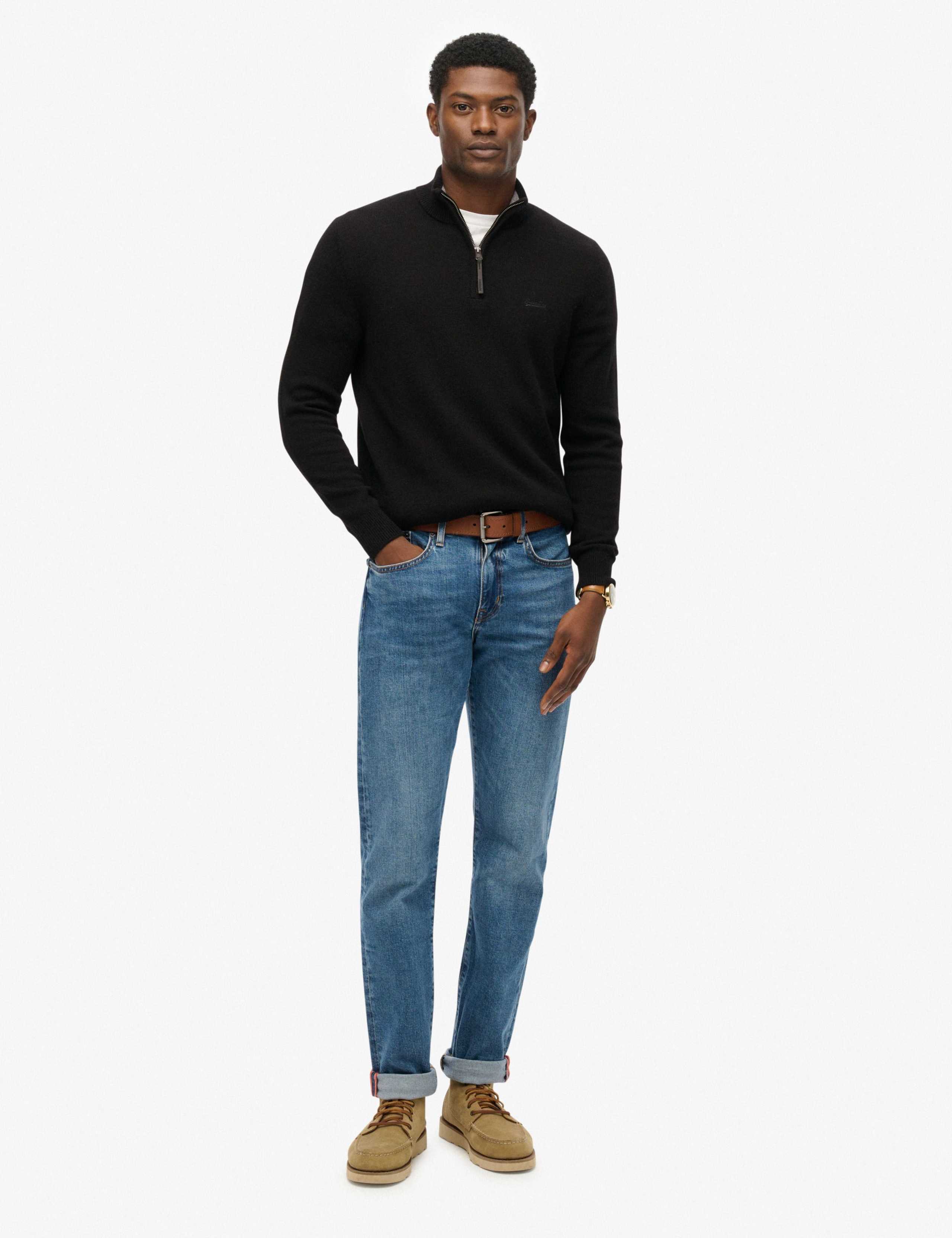 Wool Blend Half Zip Jumper 6 of 6