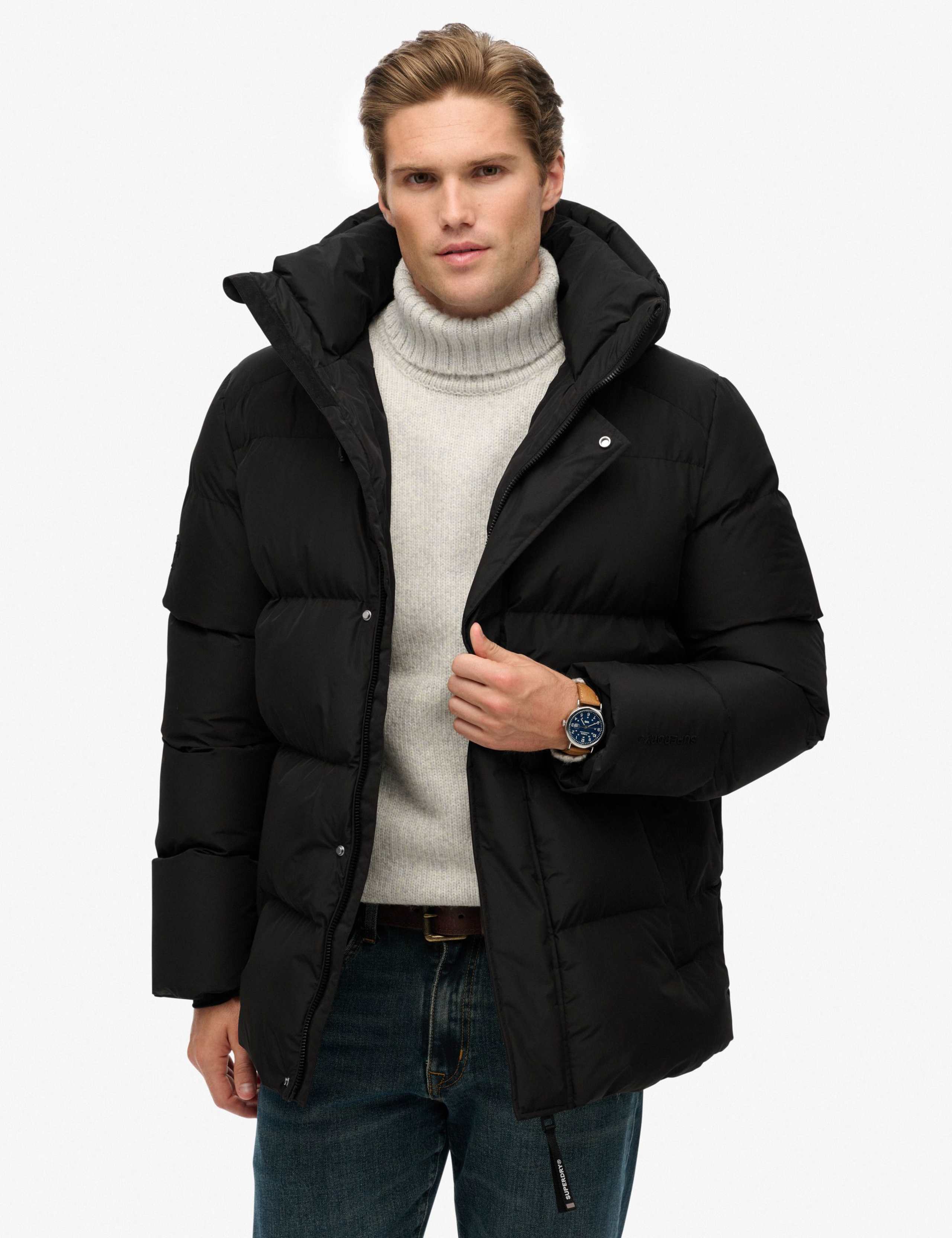 Hooded Padded Puffer Jacket 1 of 4