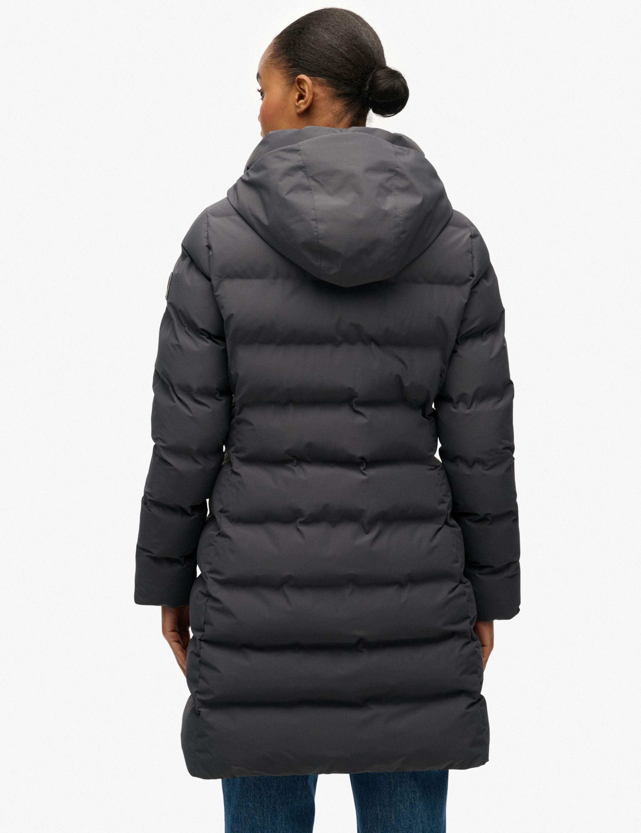 Hooded Padded Longline Puffer Jacket 4 of 8