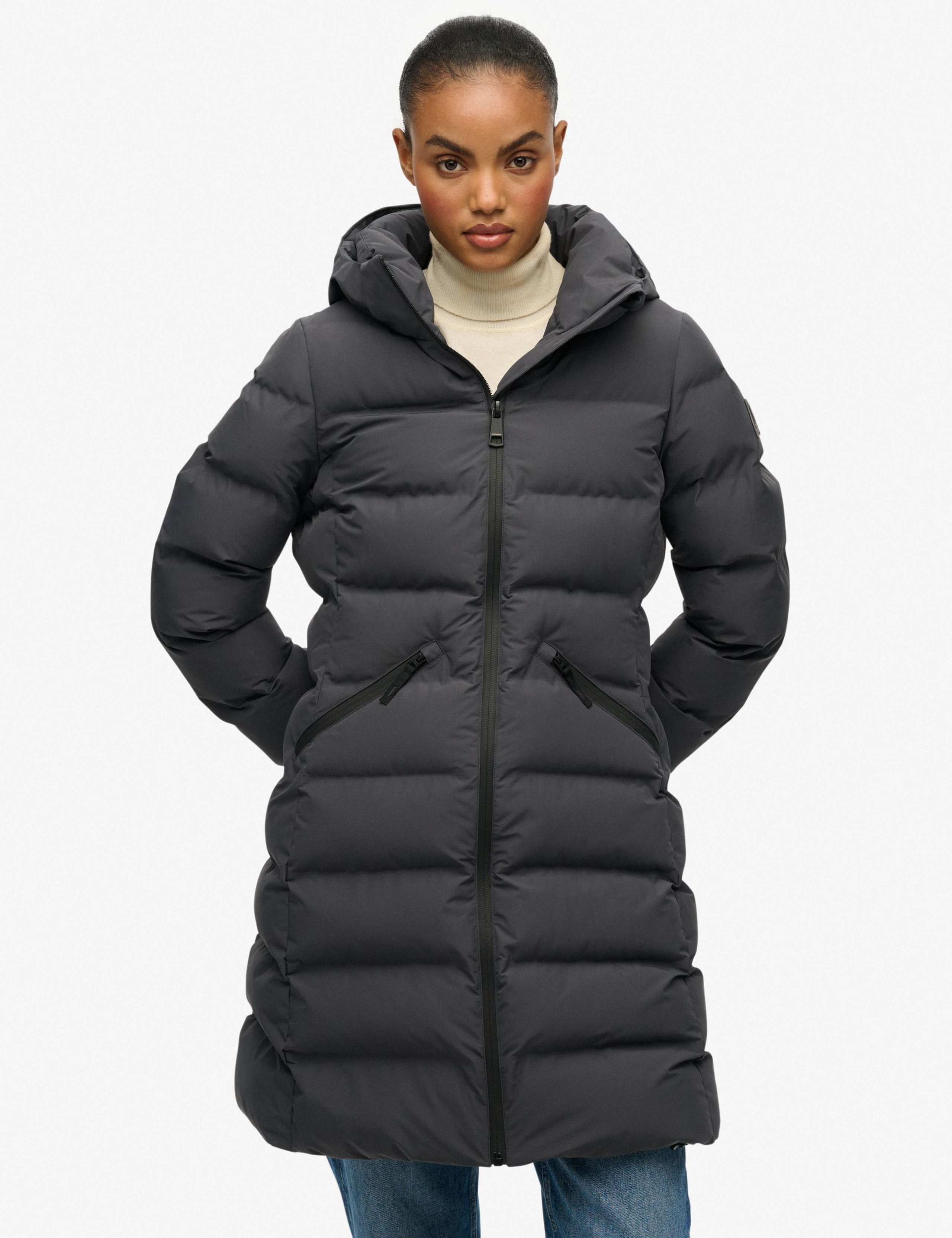 Hooded Padded Longline Puffer Jacket 6 of 8